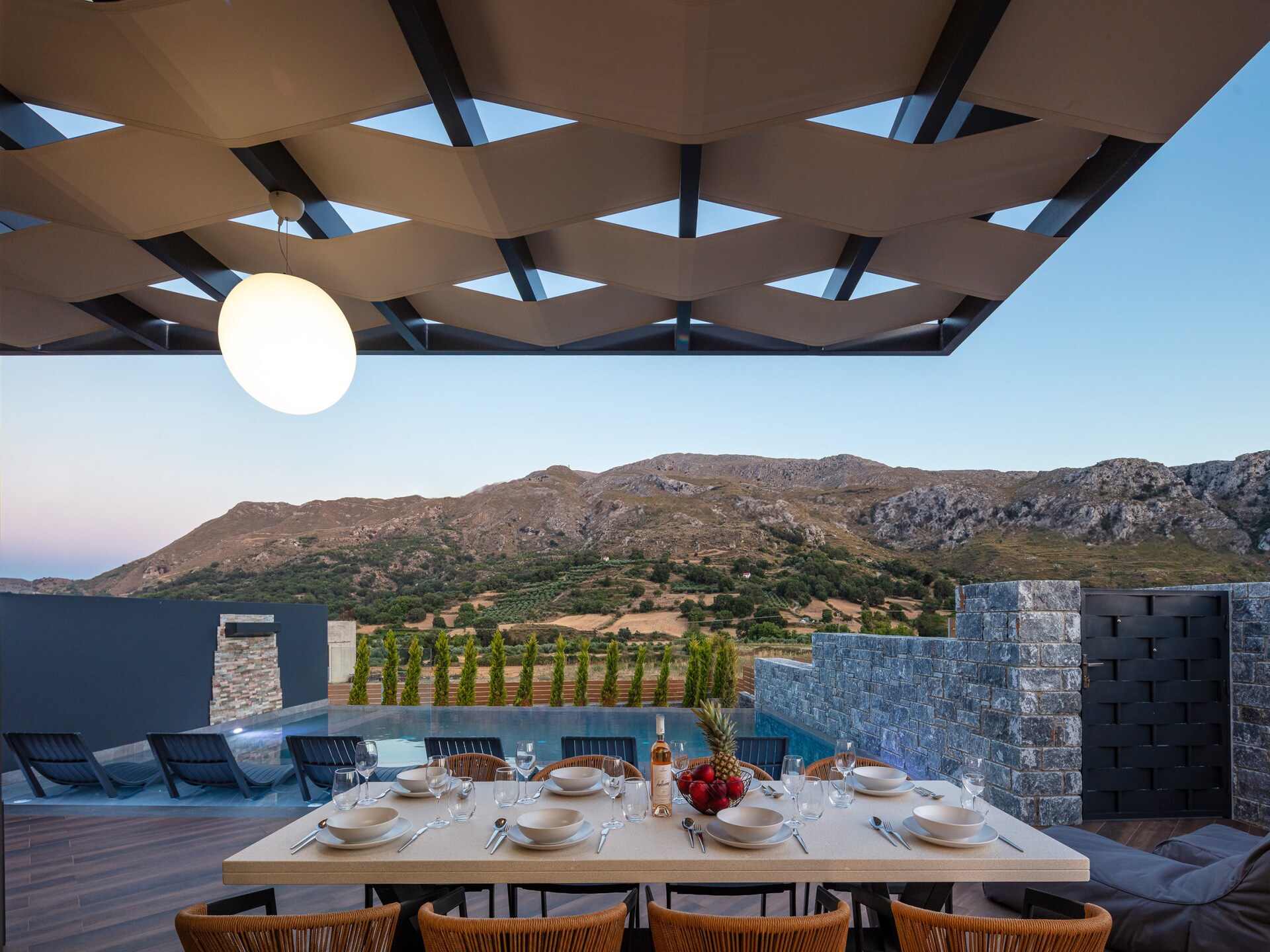 Bella Vista villa met privézwembad en weids bergzicht nabij Rethymno - foto 24