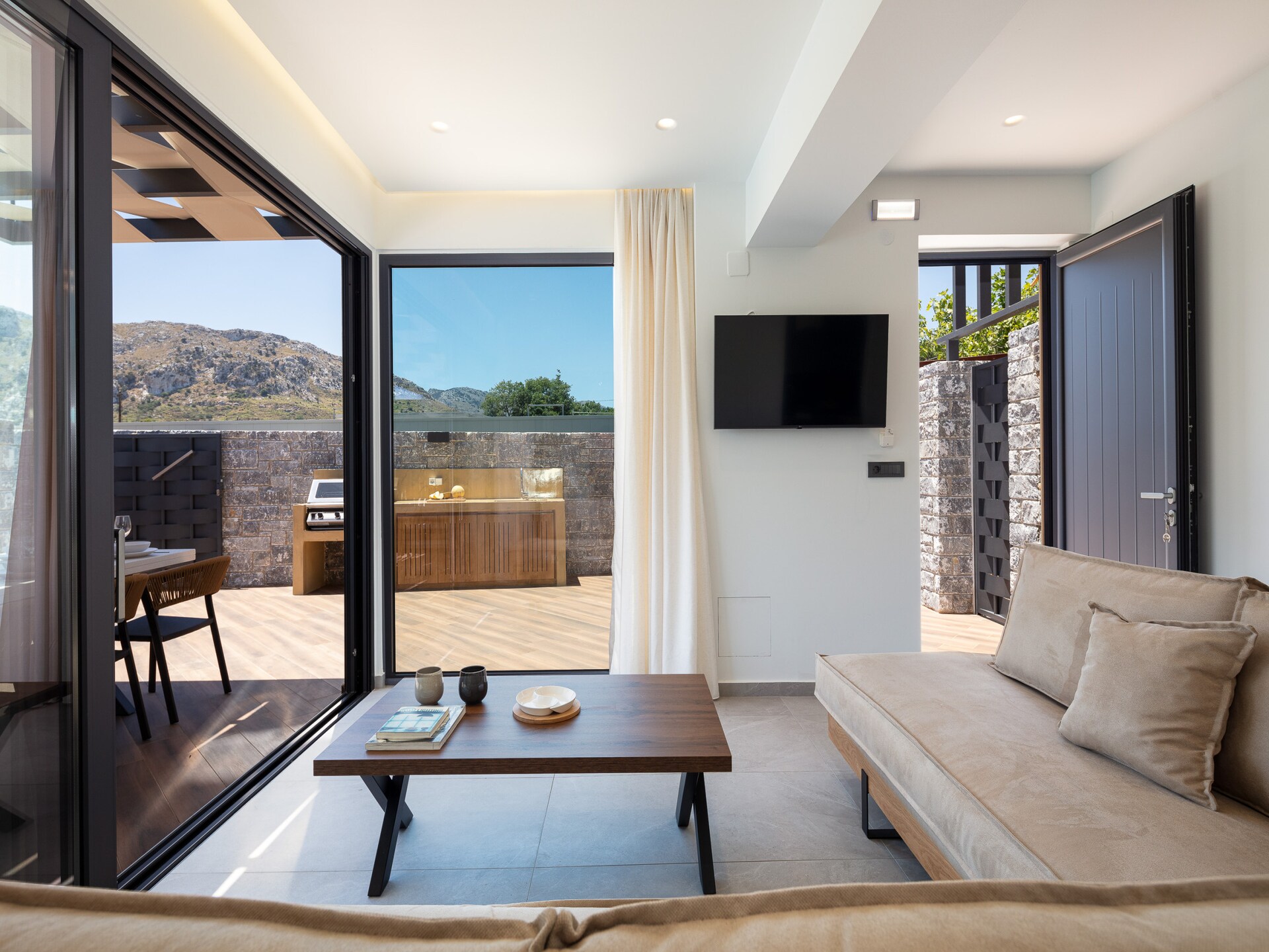 Bella Vista villa met privézwembad en weids bergzicht nabij Rethymno - foto 2