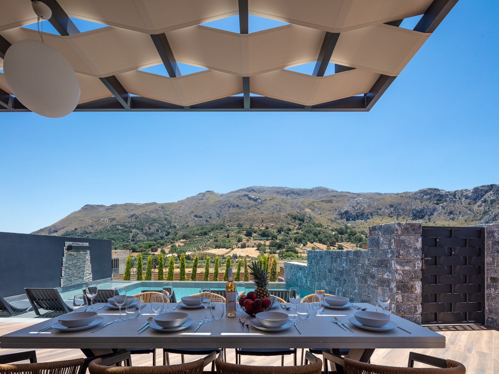 Bella Vista villa met privézwembad en weids bergzicht nabij Rethymno - foto 27