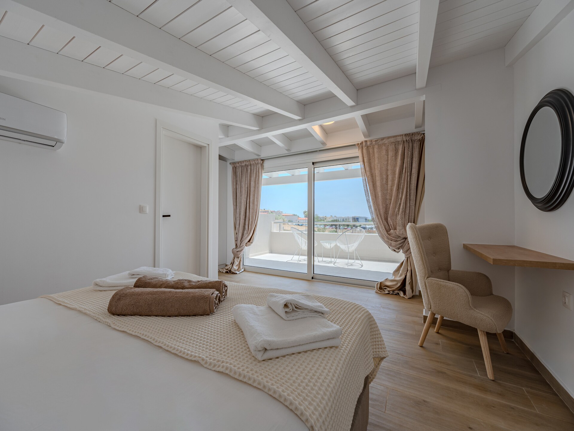 Aan het strand: Luxe villa met privézwembad in Damnoni · 4 pers. - foto 14