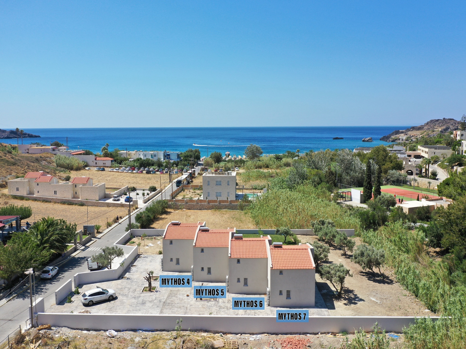 Aan het strand: Luxe villa met privézwembad in Damnoni · 4 pers. - foto 25