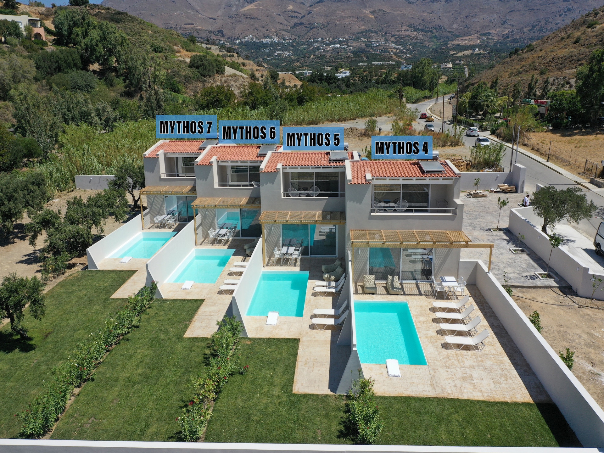 Aan het strand: Luxe villa met privézwembad in Damnoni · 4 pers. - foto 27