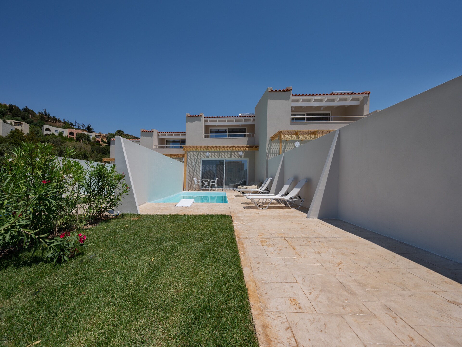 Moderne villa op 250m van het strand van Damnoni met privézwembad - foto 6