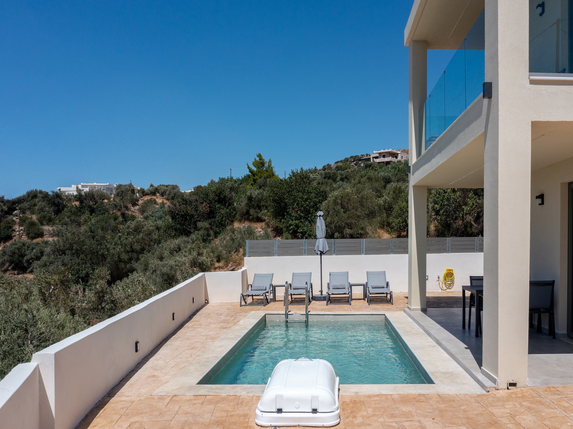 Privézwembad en rust in Villa Katerina 2 in Mariou - foto 5