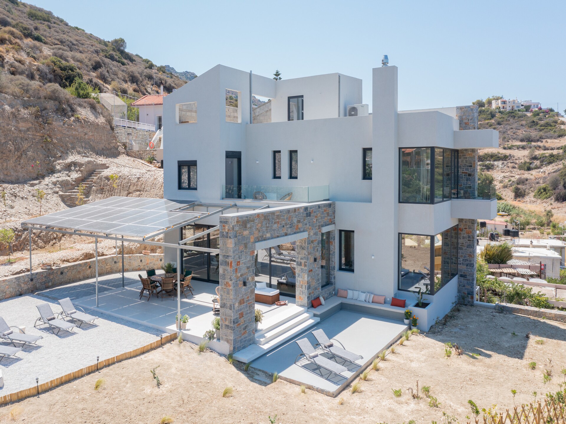 Theasea Luxury Residence: Strandvilla op 30 meter in Agia Pelagia - foto 1