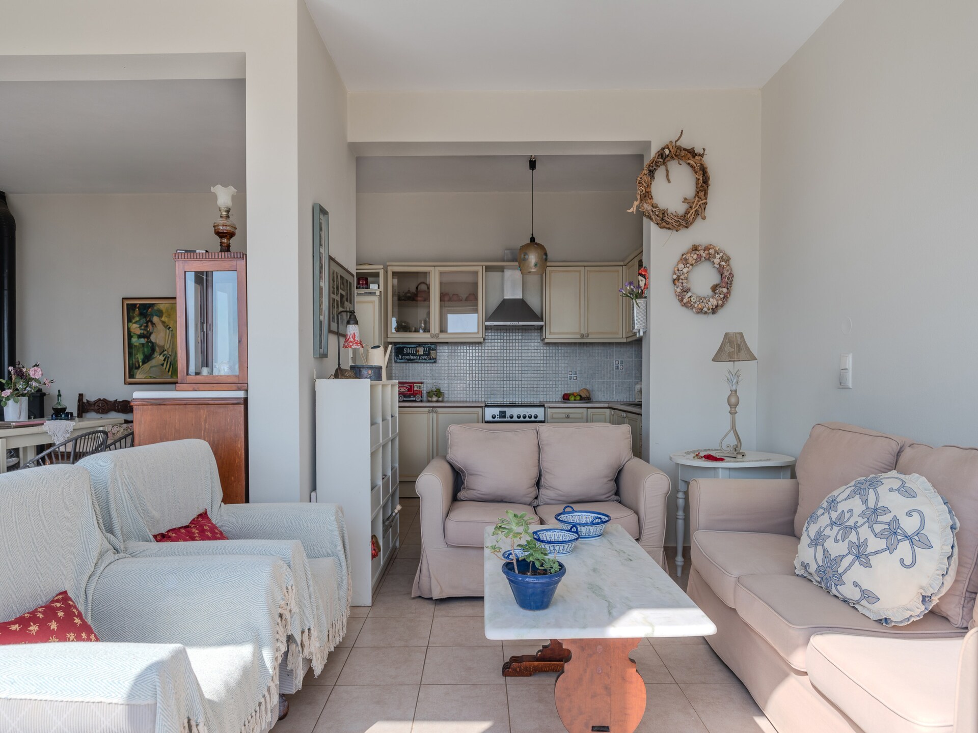 Comfortabel vakantiehuis op 300 meter van het strand in Keratokambos - foto 10