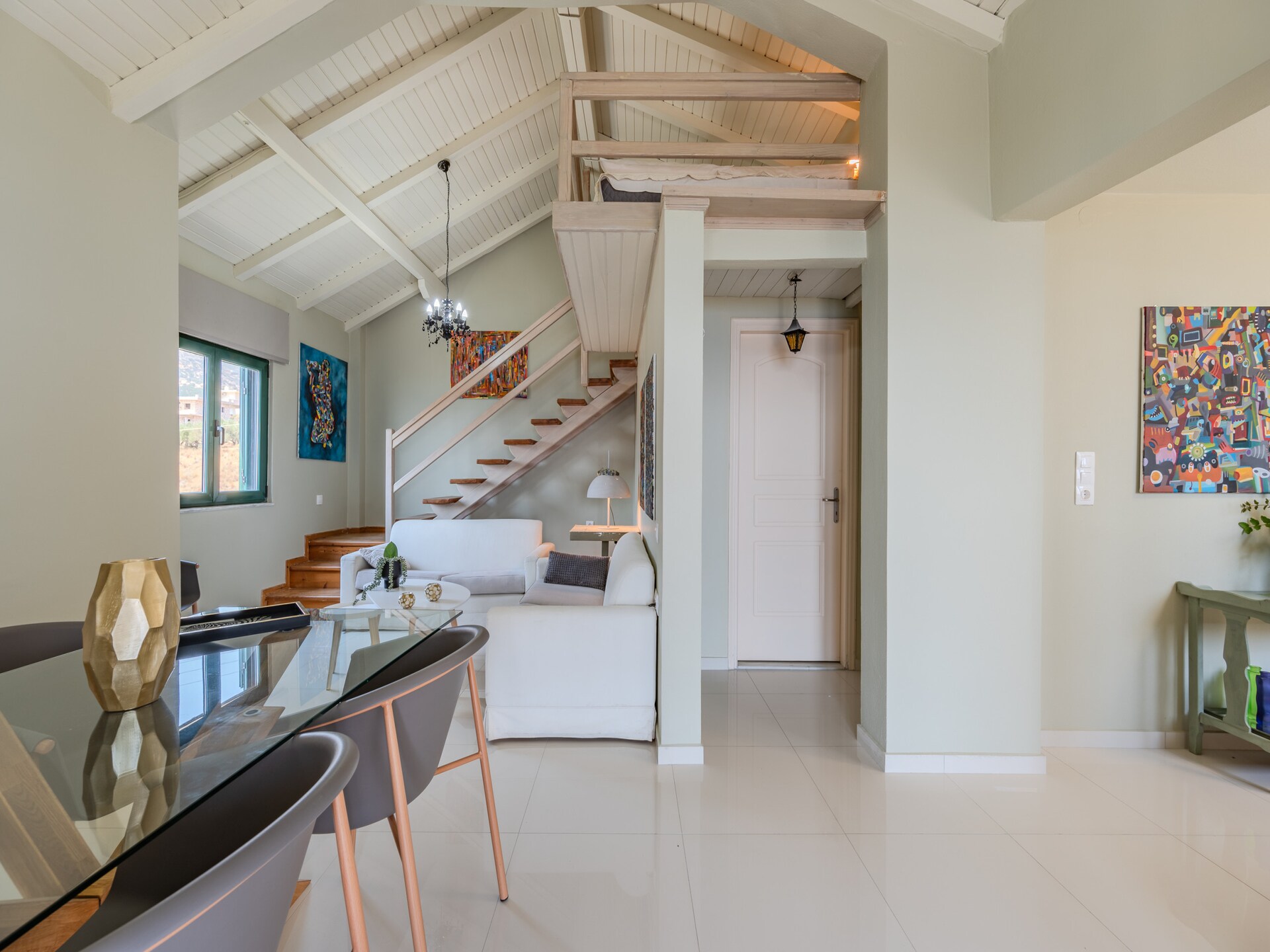 Gallery Apartment: Uitzicht op zee en bergen bij Keratokambos - foto 15