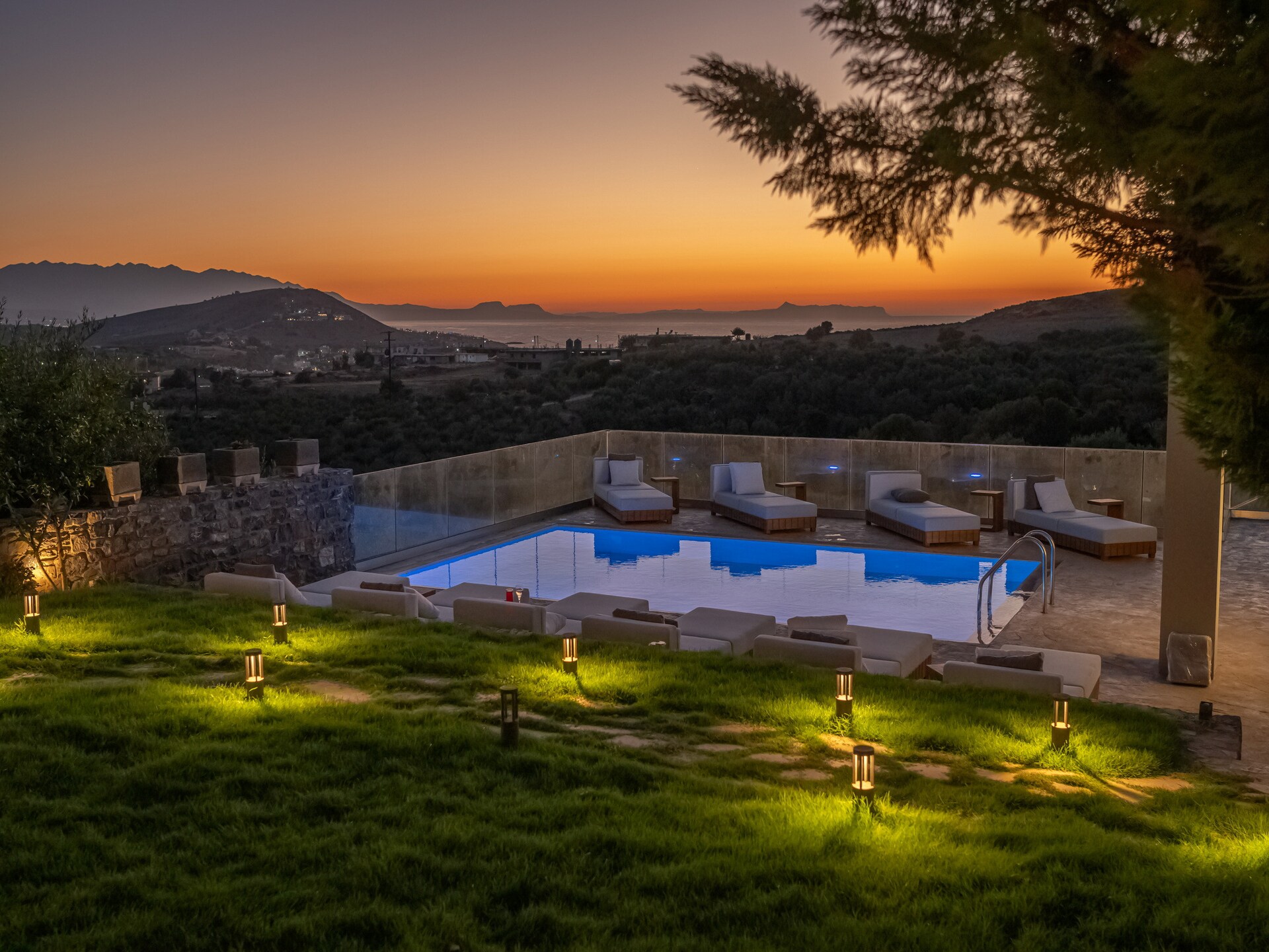 Villa Ami Manoir: Zeezicht & Privézwembad bij Panormo - foto 29