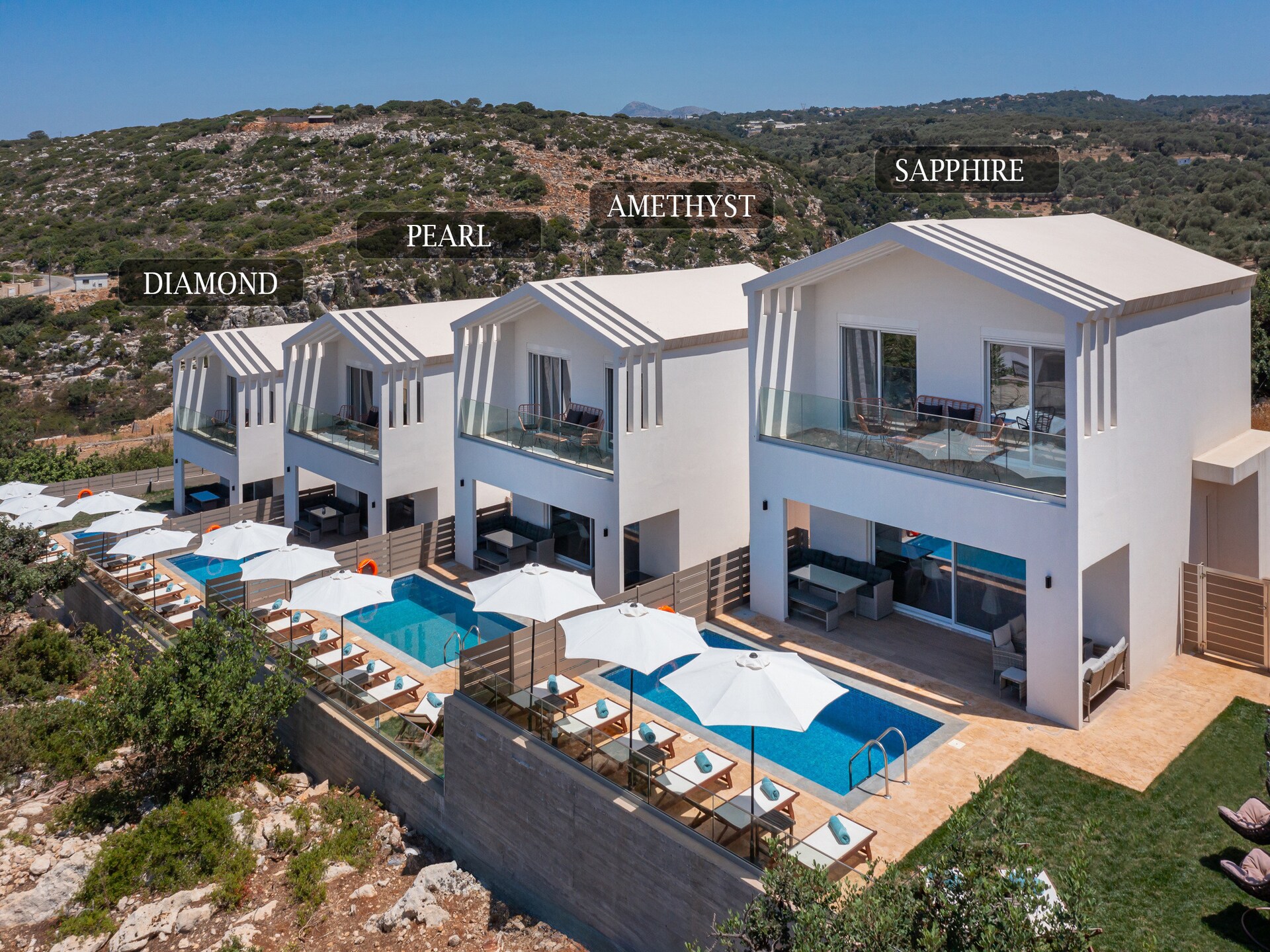Villa Nevelo Sapphire: privézwembad bij zee en bergen in Gerani - foto 30