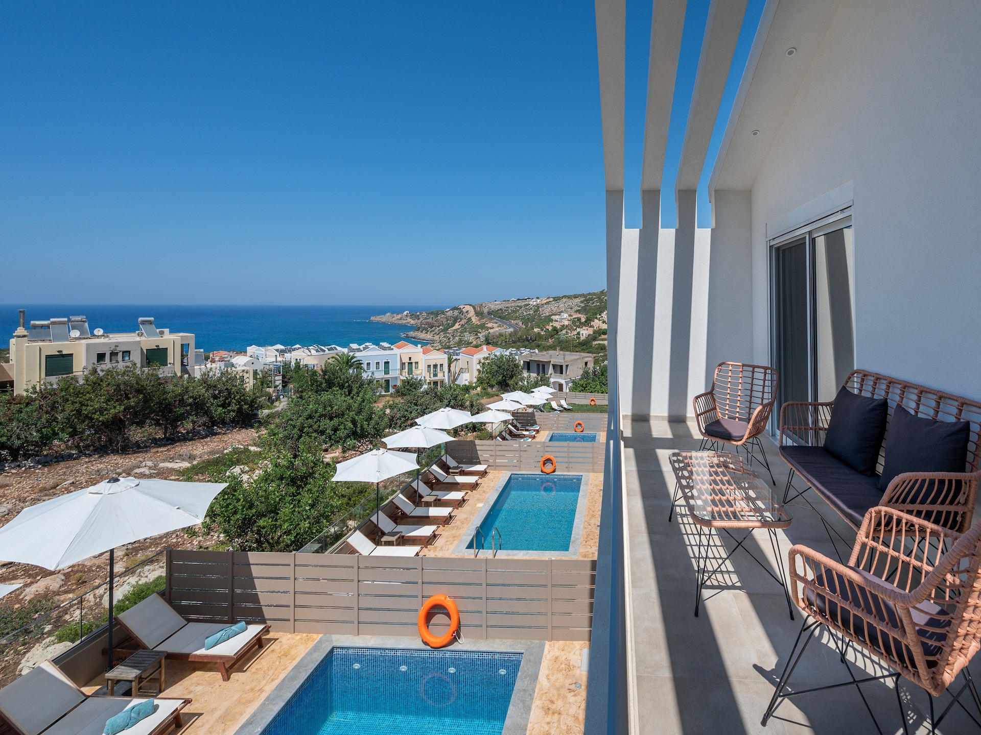 Ruime villa met privézwembad vlakbij zee en Rethymno - foto 25