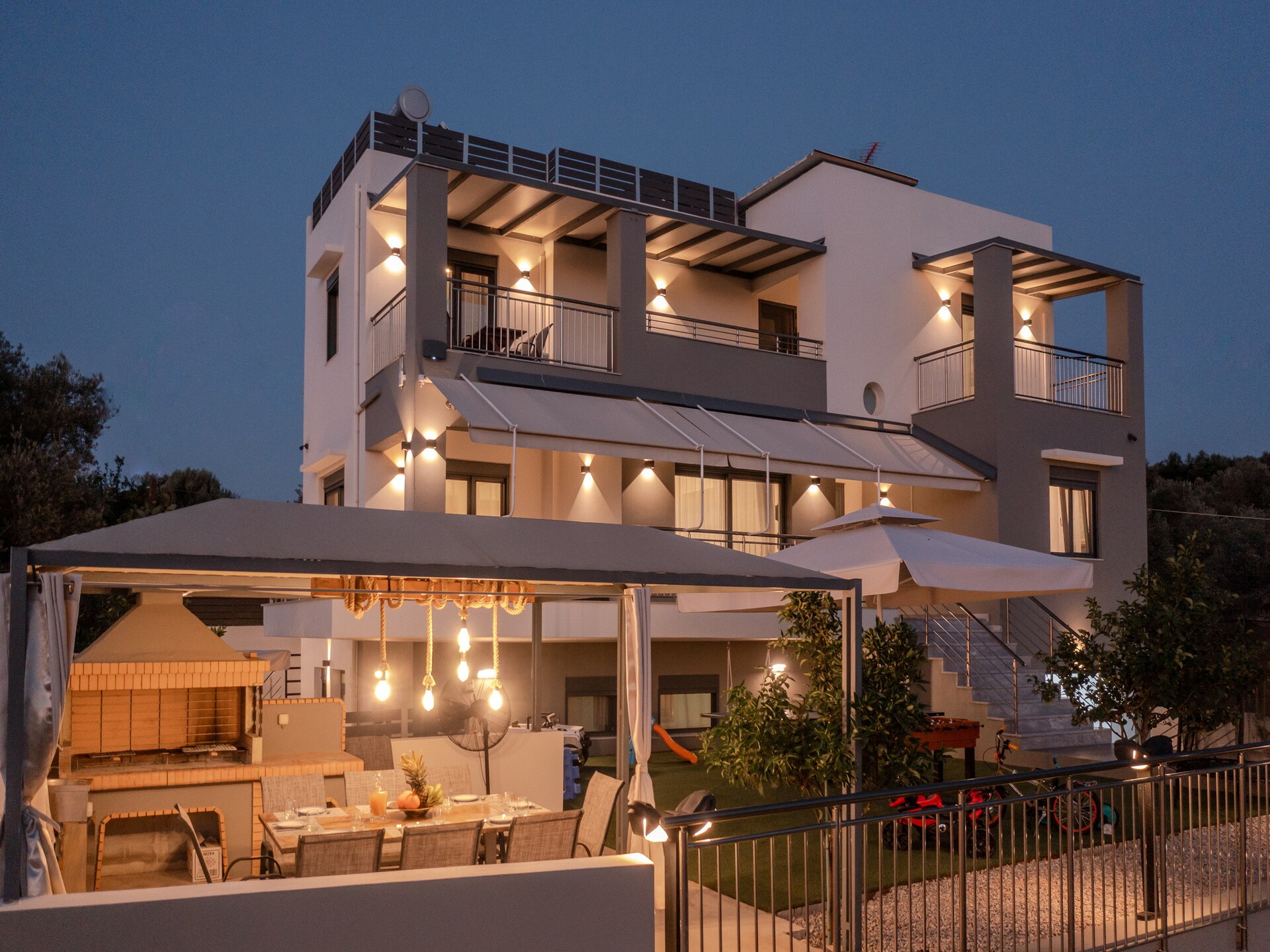 Luxe 5-slaapkamer villa met privézwembad en uitzicht bij Rethymnon - foto 1