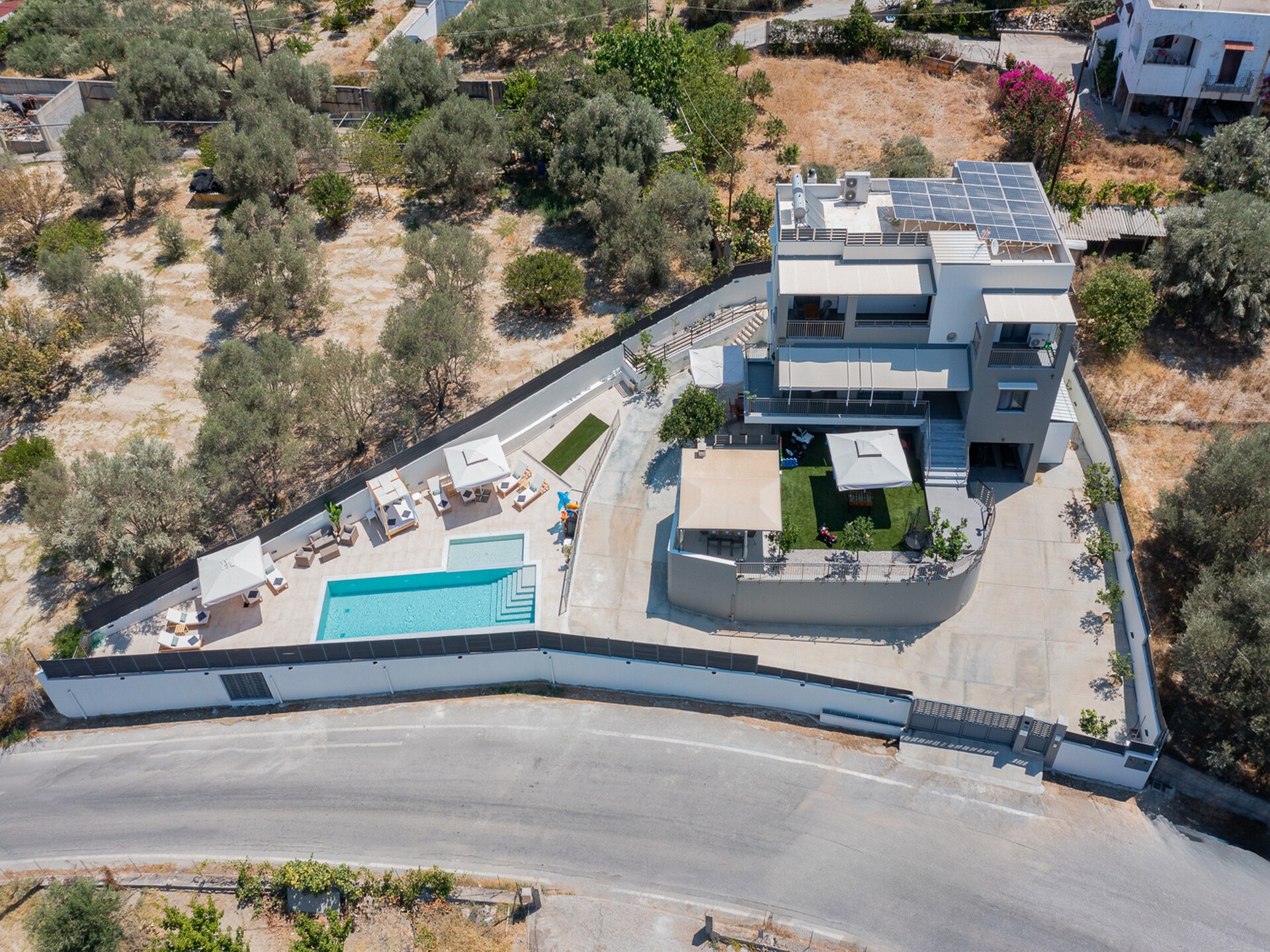 Luxe 5-slaapkamer villa met privézwembad en uitzicht bij Rethymnon - foto 48
