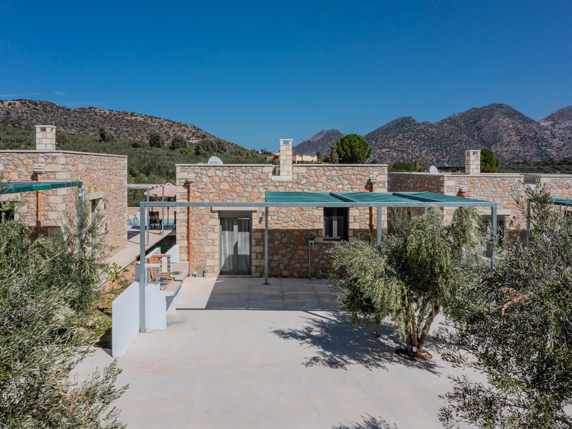 Steenrijke charme in Melidoni: villa met privébad en bergzicht - foto 25