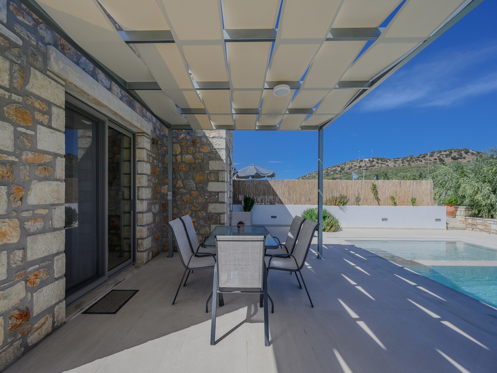 Melidoni Stone Villa 4: privézwembad & uitzicht op bergen voor 4 personen - foto 5