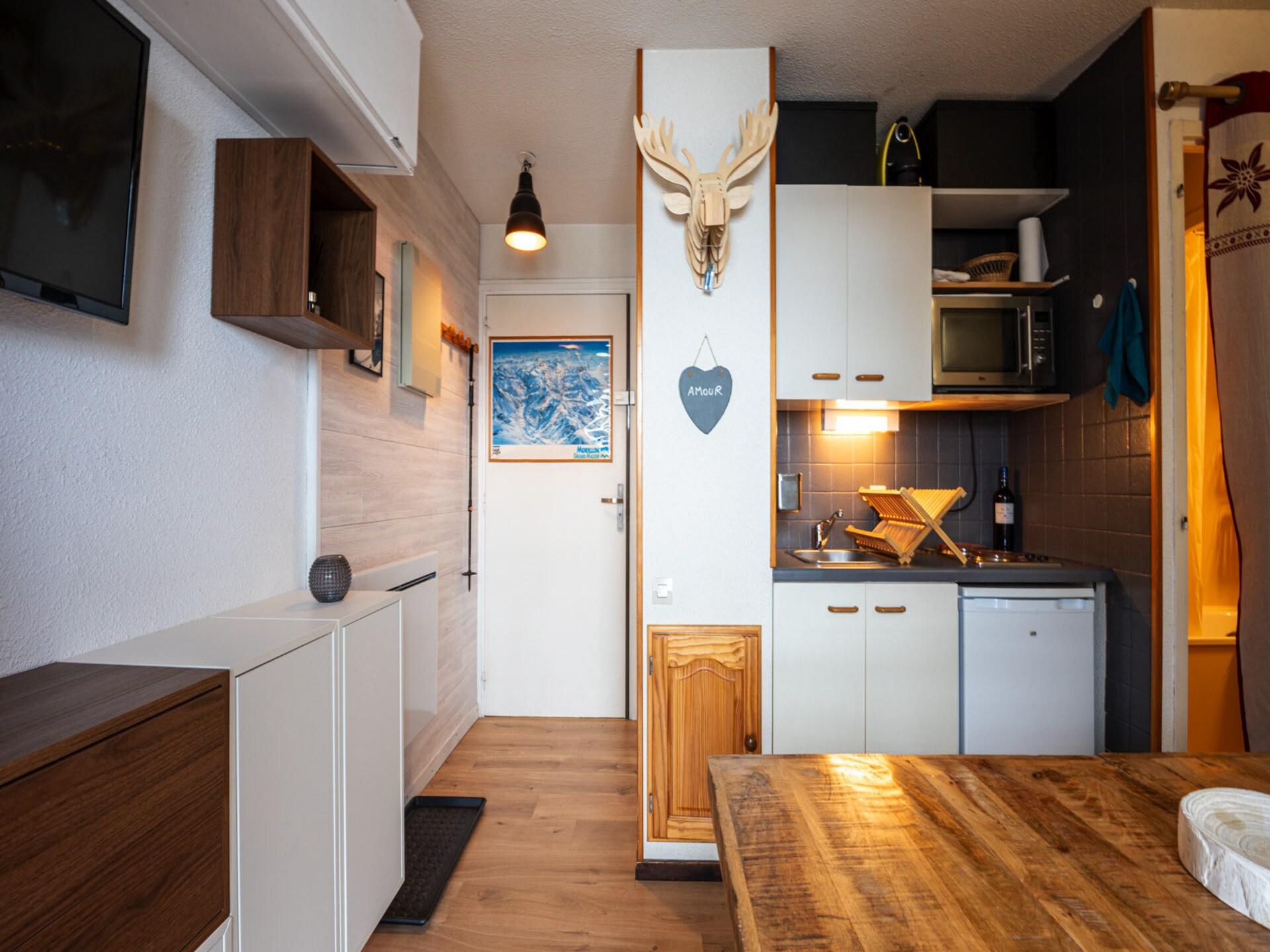 Knus appartement voor 5 op 50m van de skilift in Morillon - foto 4