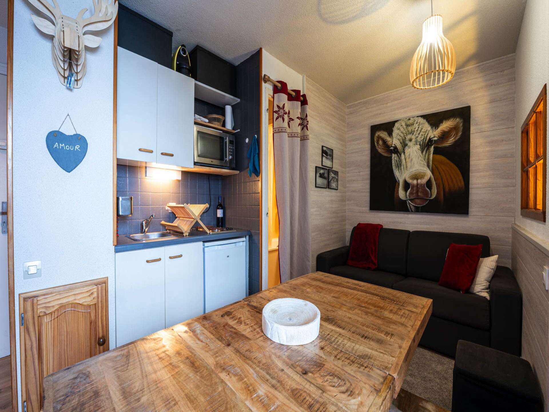 Knus appartement voor 5 op 50m van de skilift in Morillon - foto 9