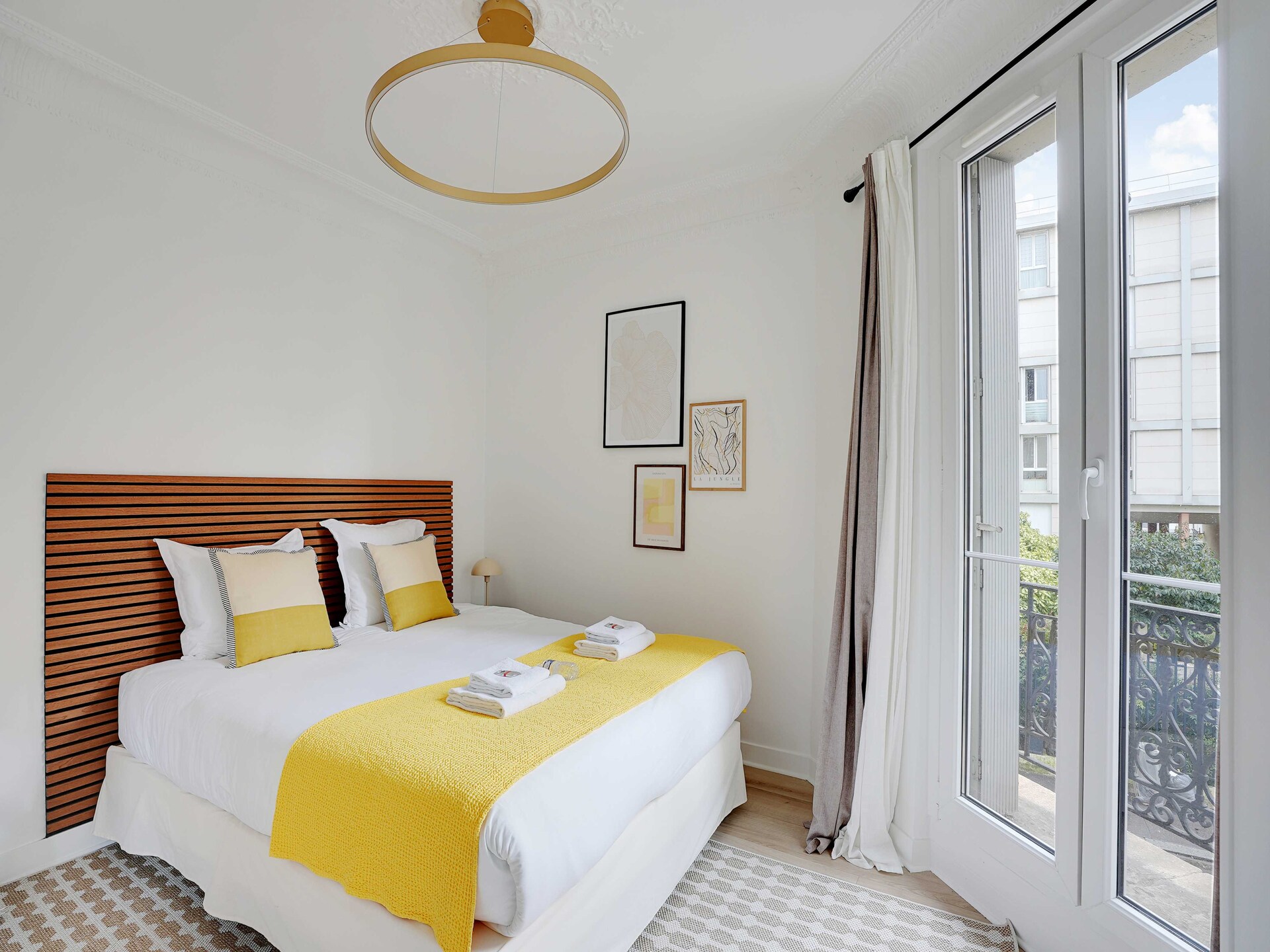 Licht appartement met 2 slaapkamers in het 14e arrondissement, vlakbij metro - foto 5
