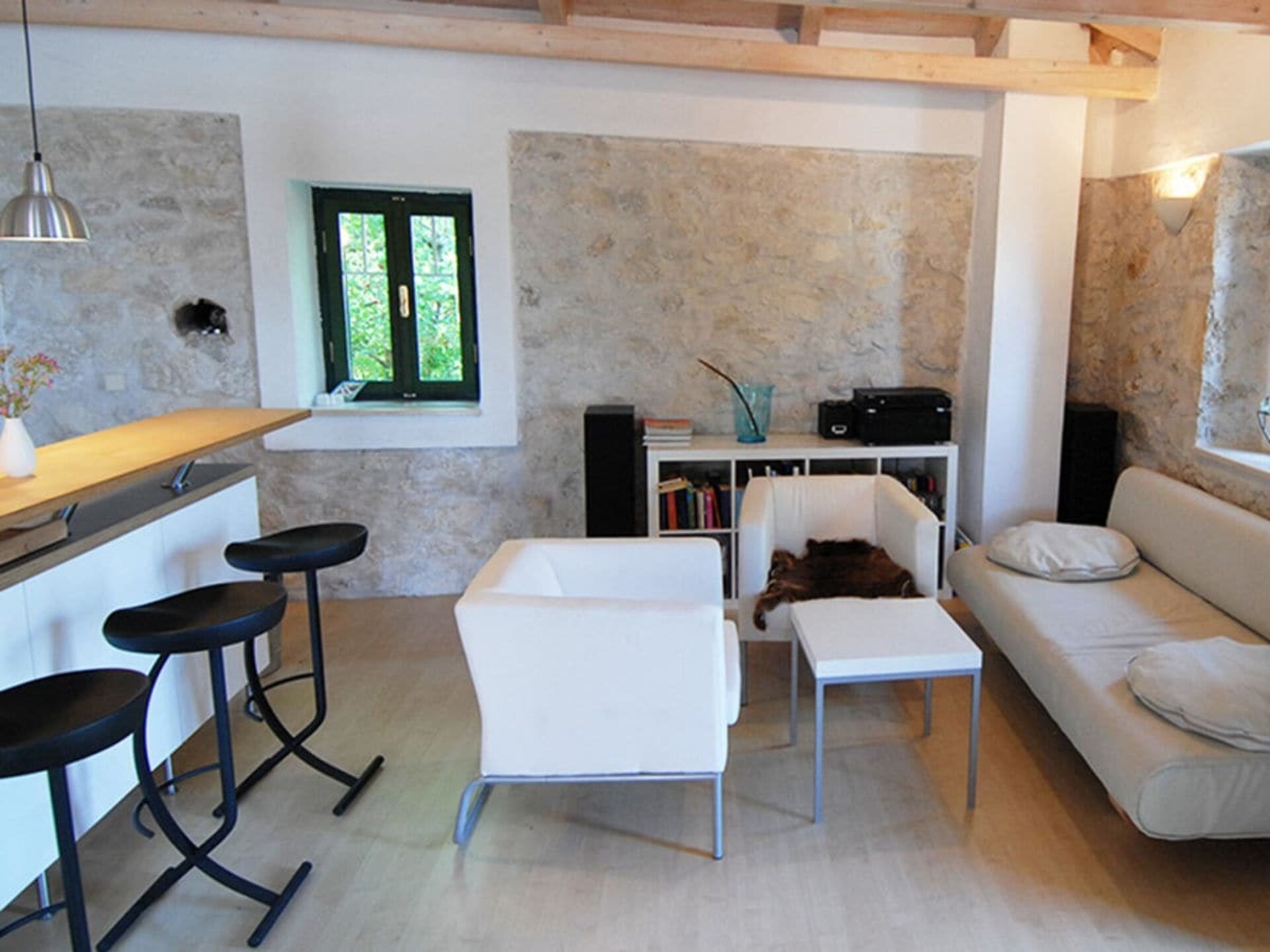 Stijlvol stenen huis met zeezicht op Lefkada, 300m van centrum Kavalos - foto 8