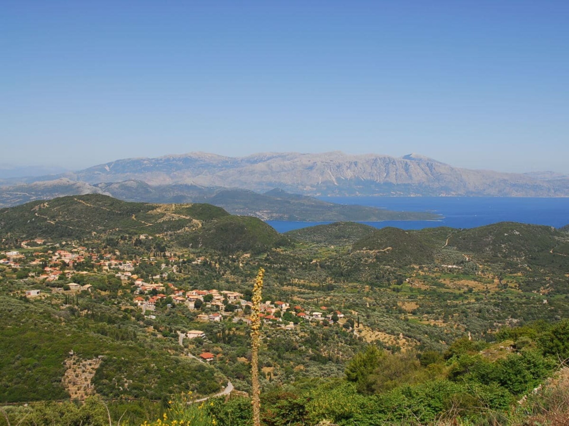 Stijlvol stenen huis met zeezicht op Lefkada, 300m van centrum Kavalos - foto 18
