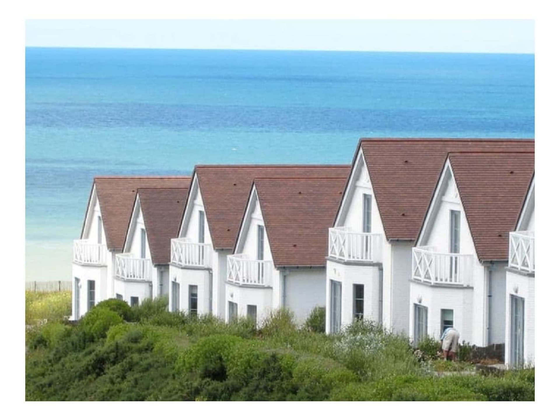 Strandvakantiehuis met zeezicht en terras in Equihen Plage - foto 1