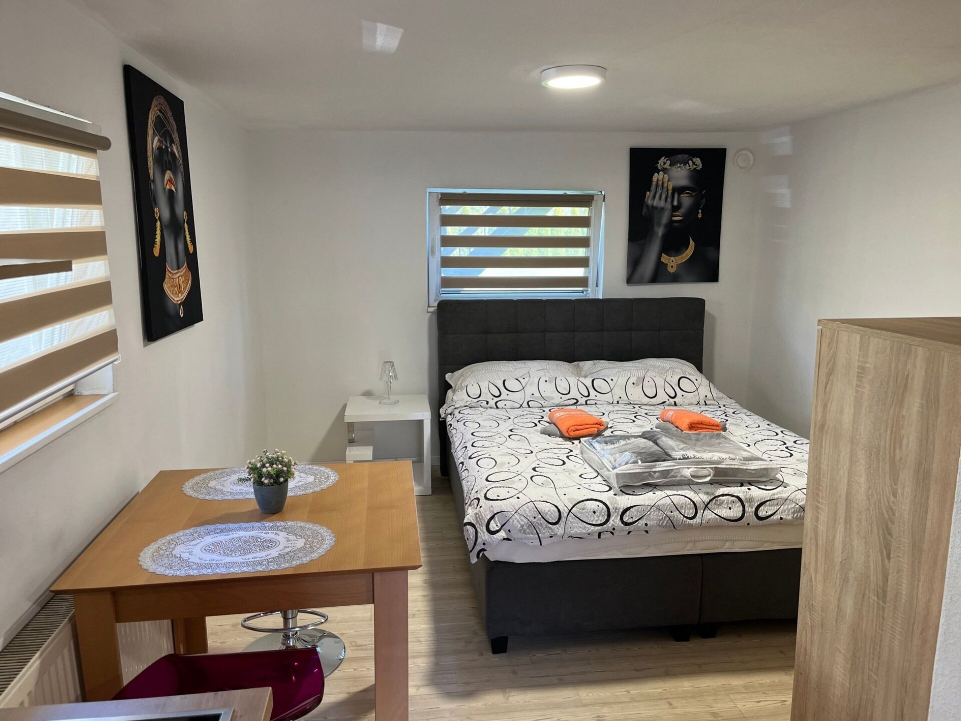 Knus studio-appartement in Žirovnica met uitzicht op de groene tuin - foto 13