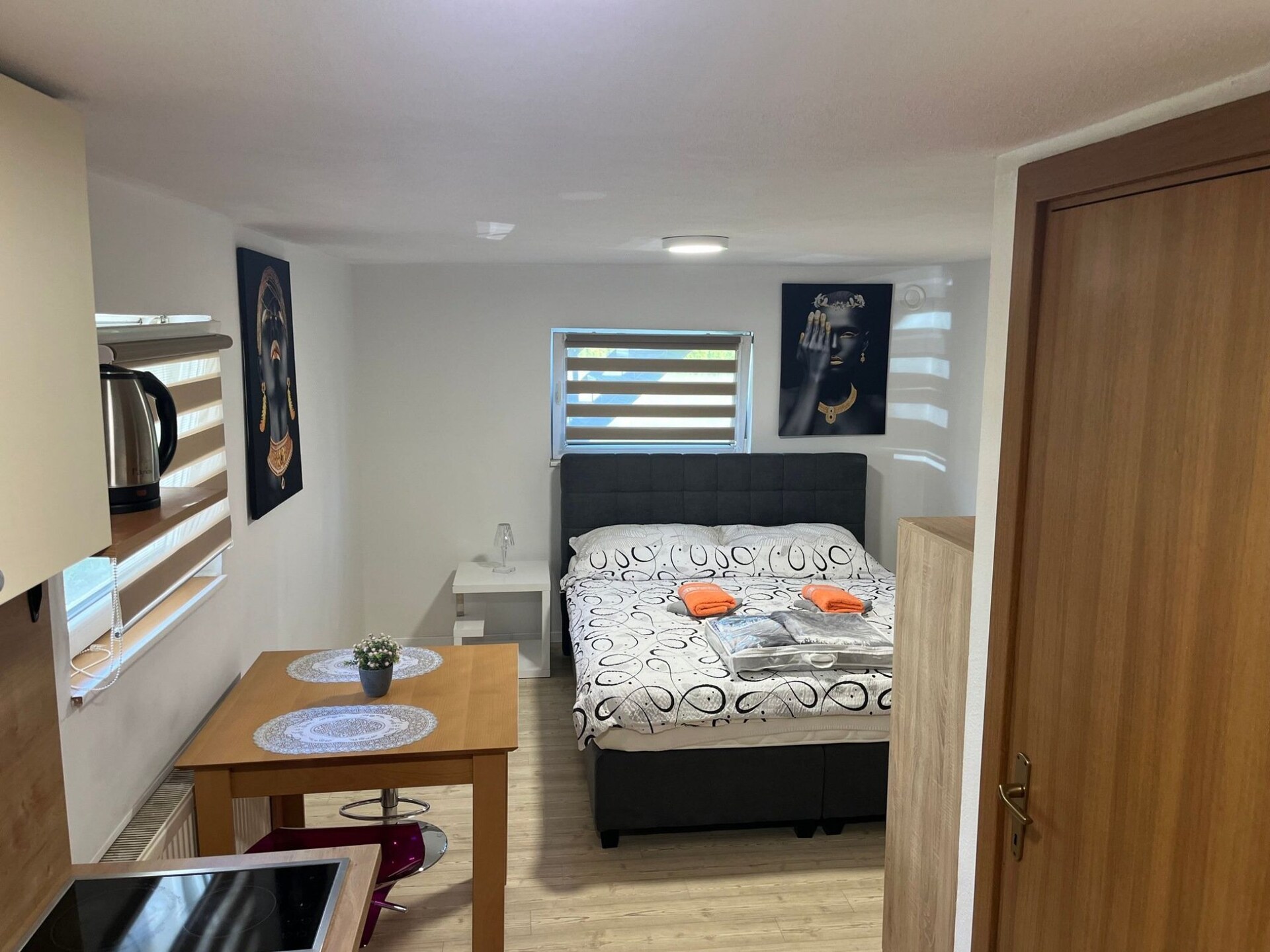 Knus studio-appartement in Žirovnica met uitzicht op de groene tuin - foto 9