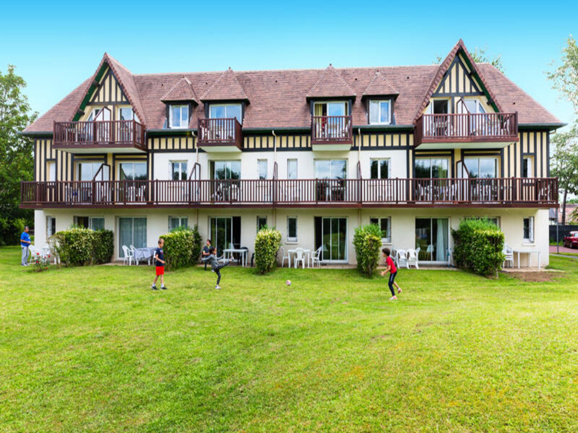 Appartement 4 personen bij strand Cabourg met verwarmd zwembad - foto 4