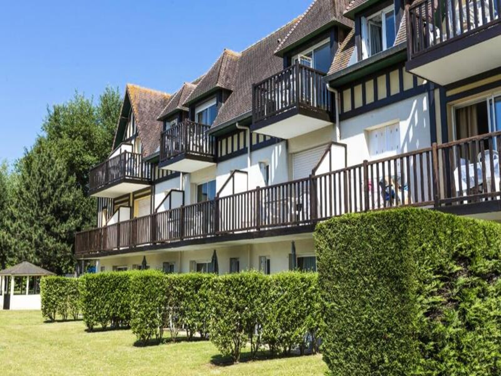 Appartement 4 personen bij strand Cabourg met verwarmd zwembad - foto 16