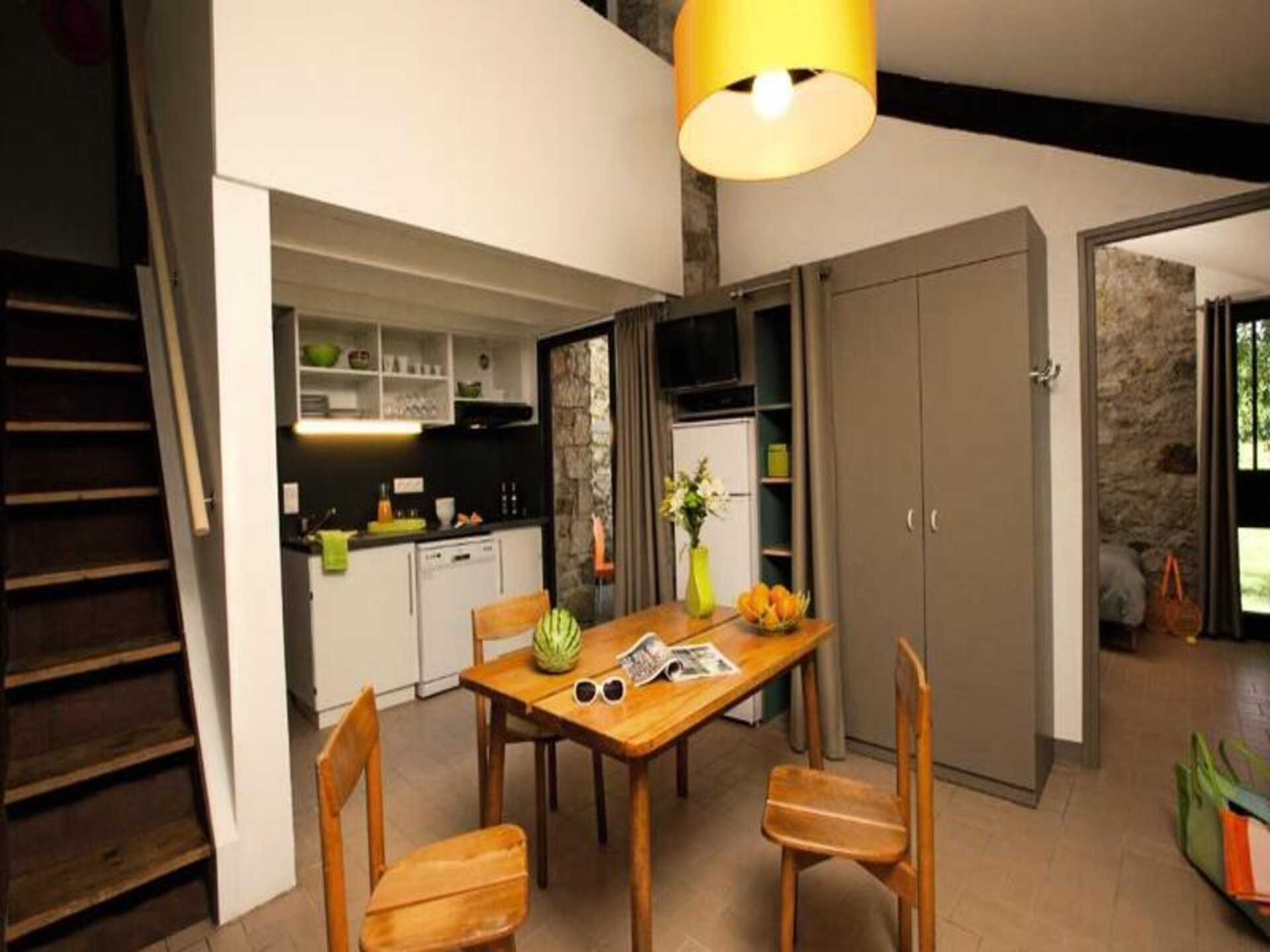 Authentiek stenen appartement voor 4 in bosrijk park nabij Les Vans - foto 11