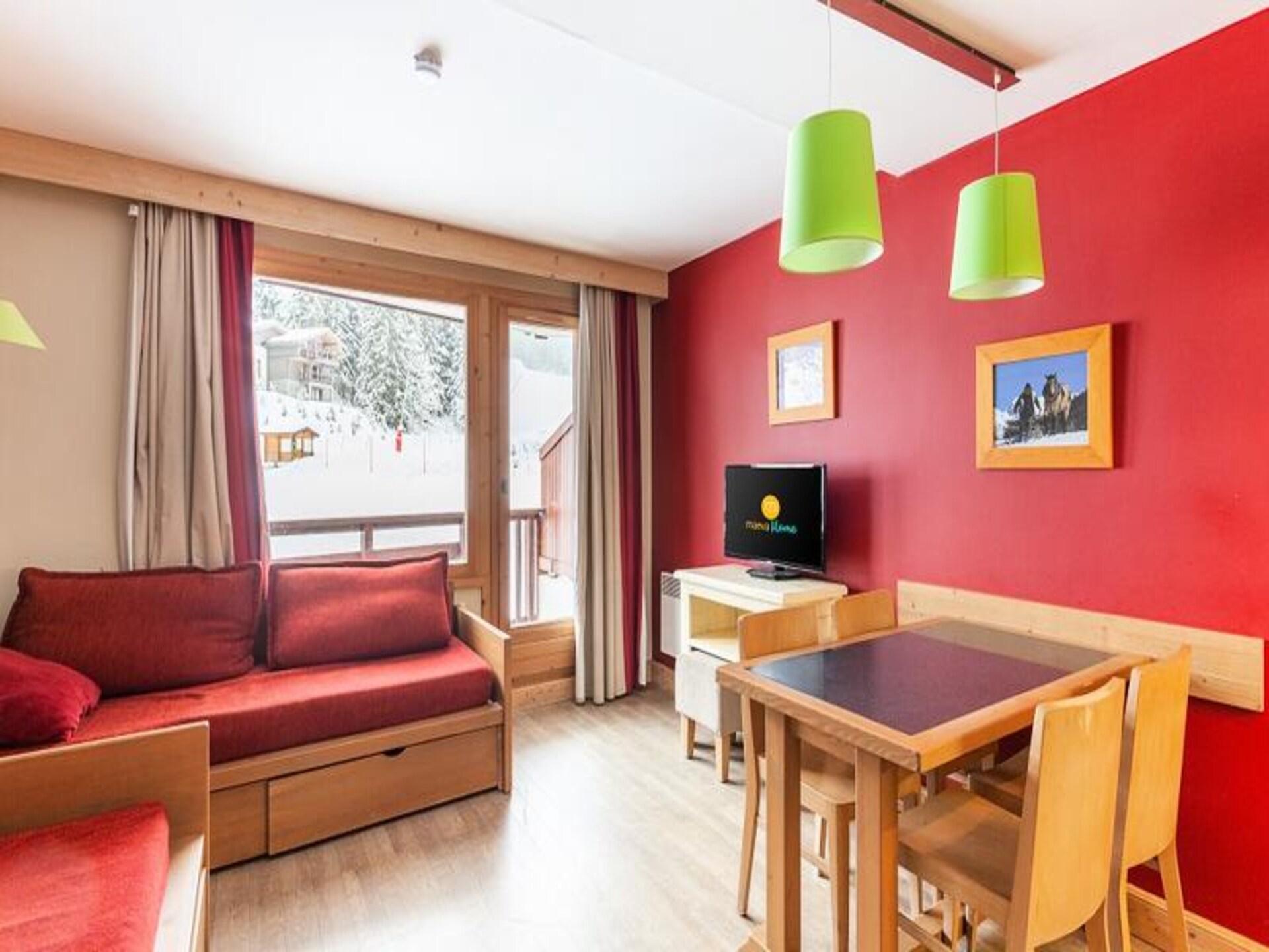 Appartement in autovrij La Tania, direct aan de piste tussen Courchevel en Méribel - foto 10