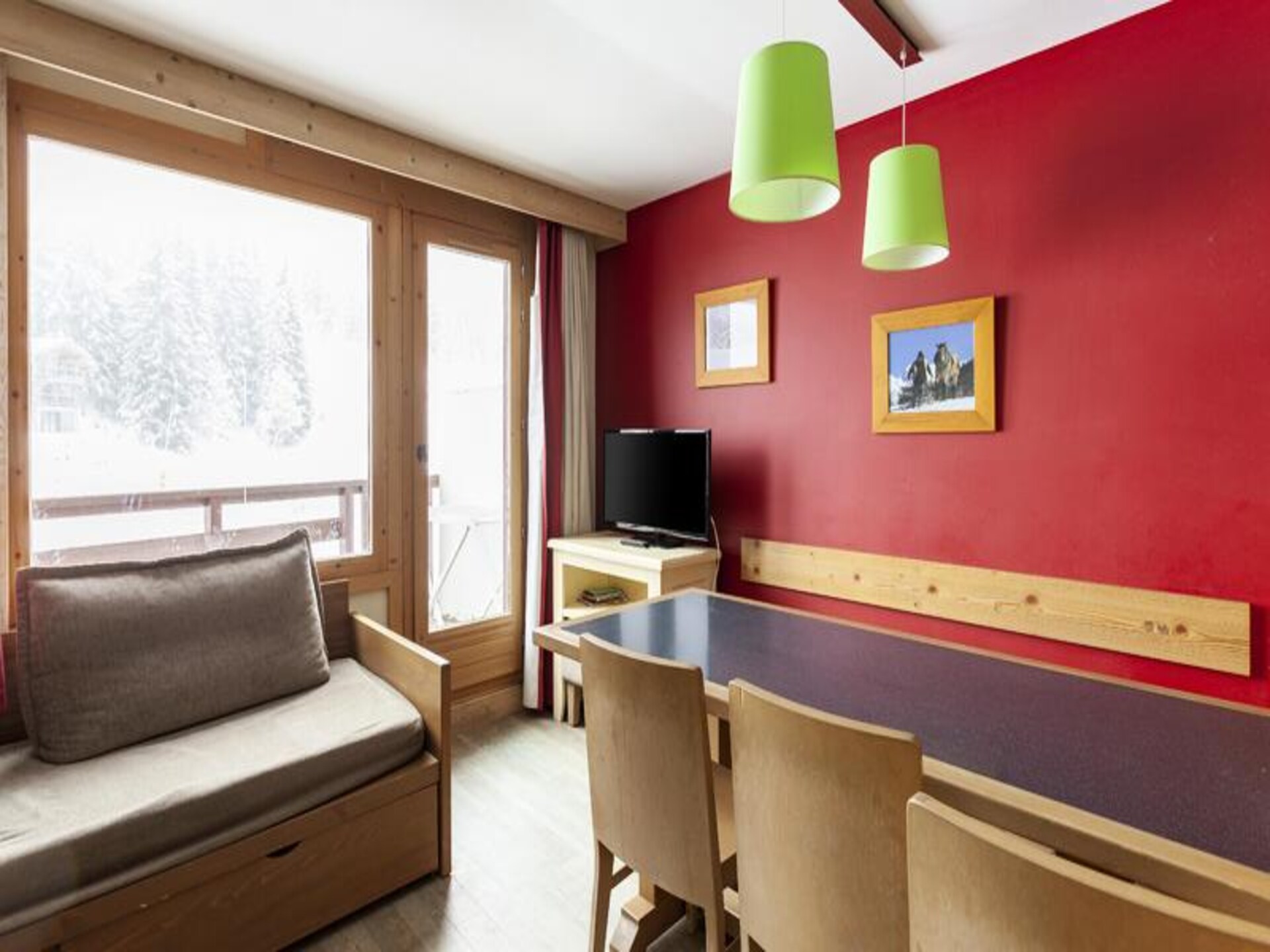 Appartement 7p in het autovrije La Tania, direct bij de piste en winkels - foto 10