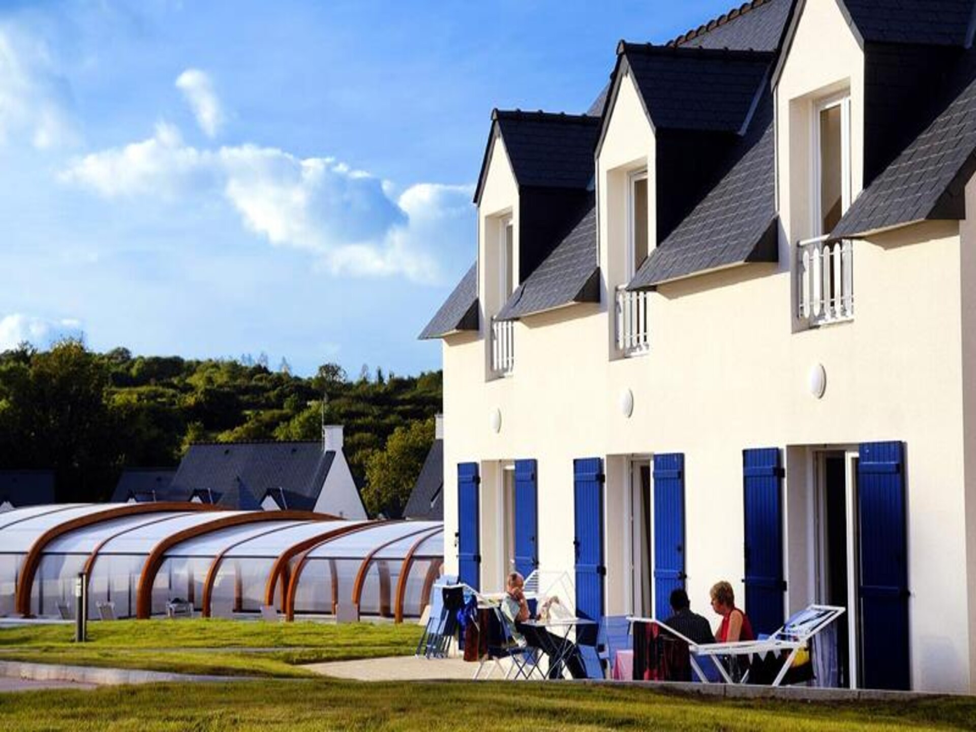 Ruim duplex appartement voor 8 personen op 700 meter van het strand in Crozon Morgat - foto 14