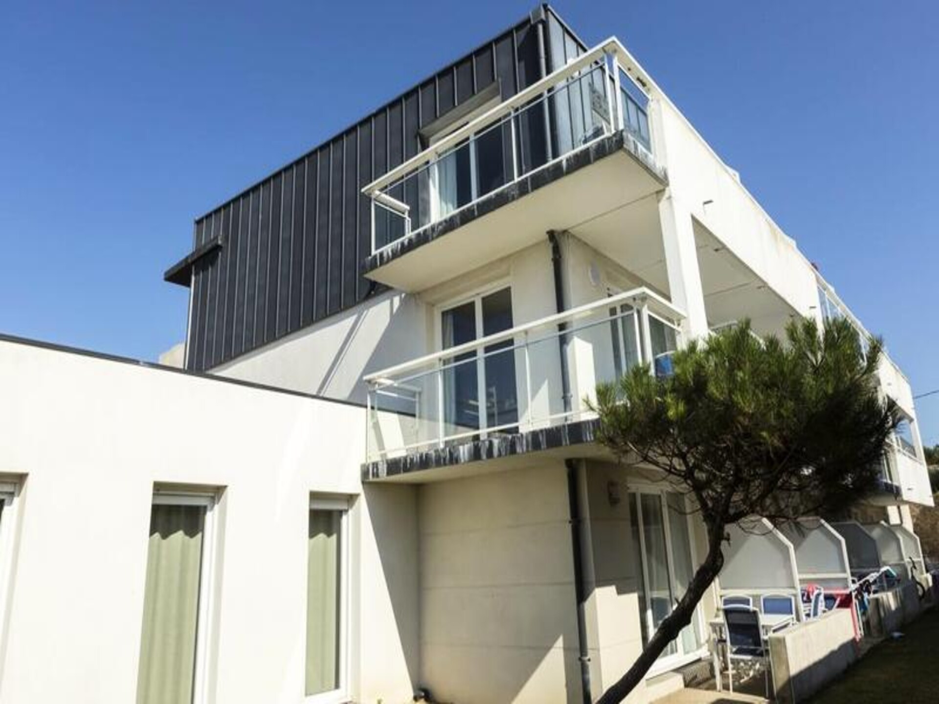 Appartement 6 pers. met uitzicht op zee en zwembad in Plougasnou - foto 3