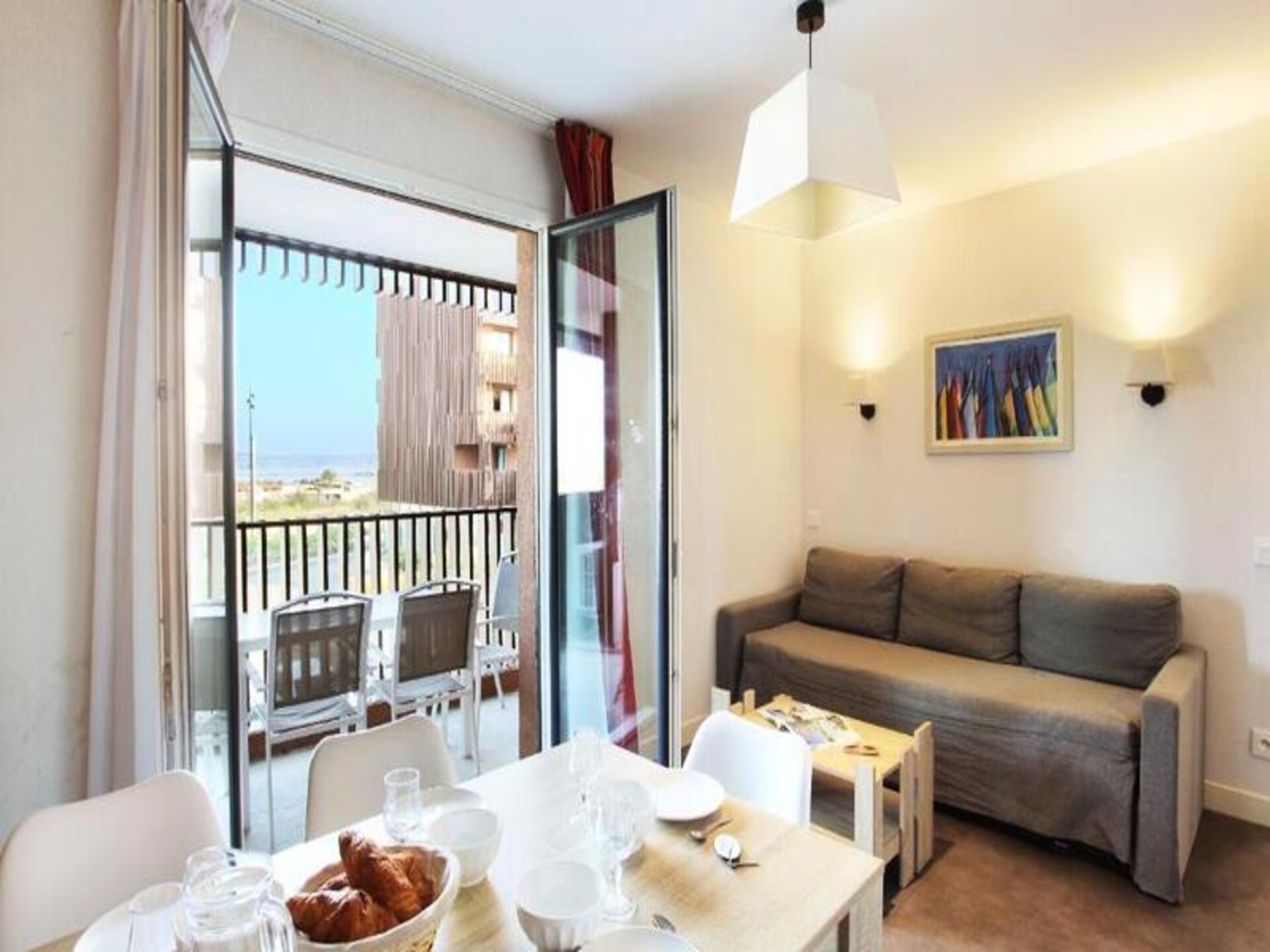 Ruim appartement voor 7 personen op 300 meter van het strand in Sète - foto 12