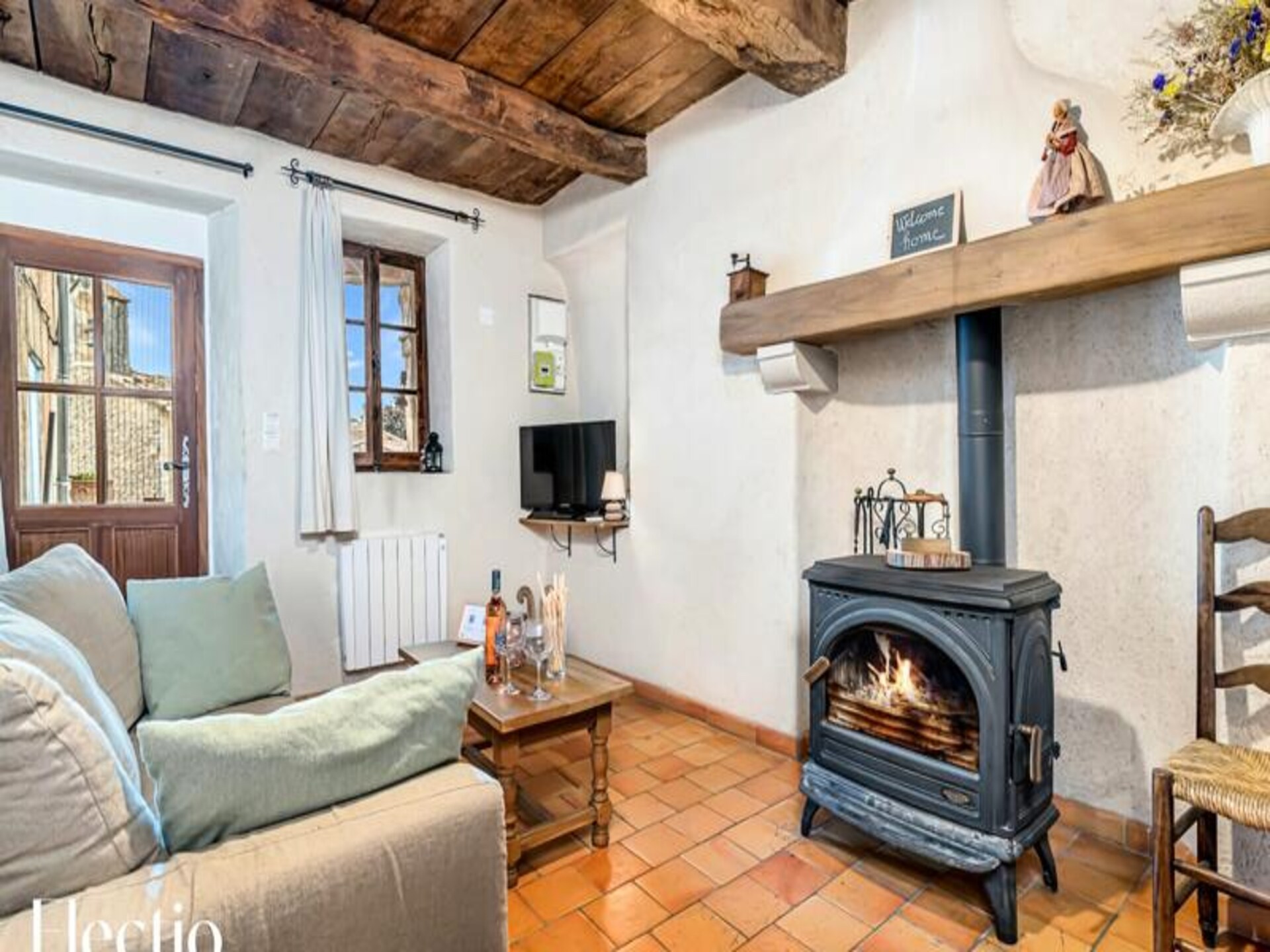 Authentiek 3-slaapkamerappartement in Simiane-la-Rotonde, voor 7 personen - foto 1