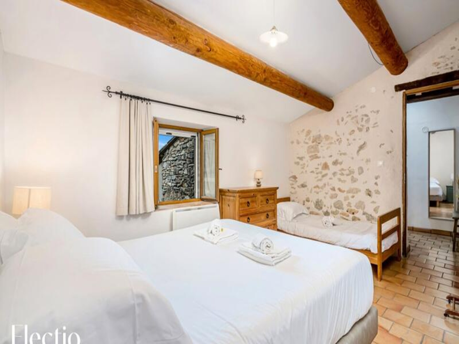 Authentiek 3-slaapkamerappartement in Simiane-la-Rotonde, voor 7 personen - foto 3