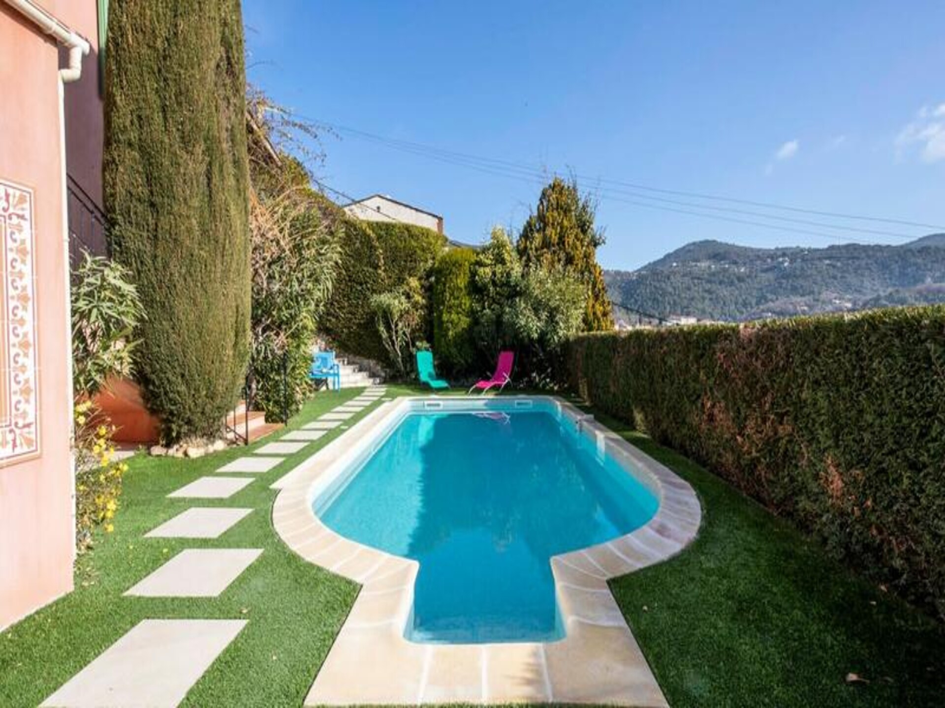 Ruime villa voor 8 met privézwembad en panoramisch uitzicht bij Nice - foto 11