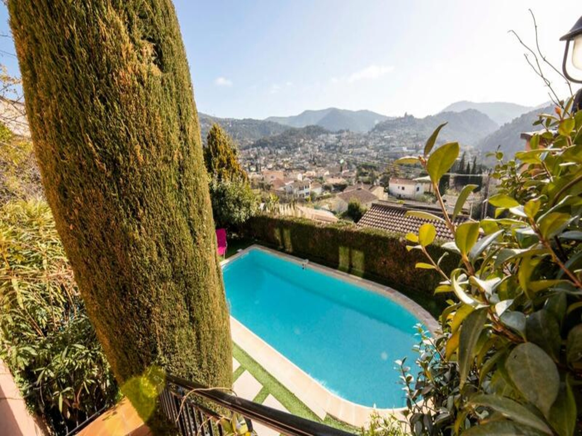 Ruime villa voor 8 met privézwembad en panoramisch uitzicht bij Nice - foto 39