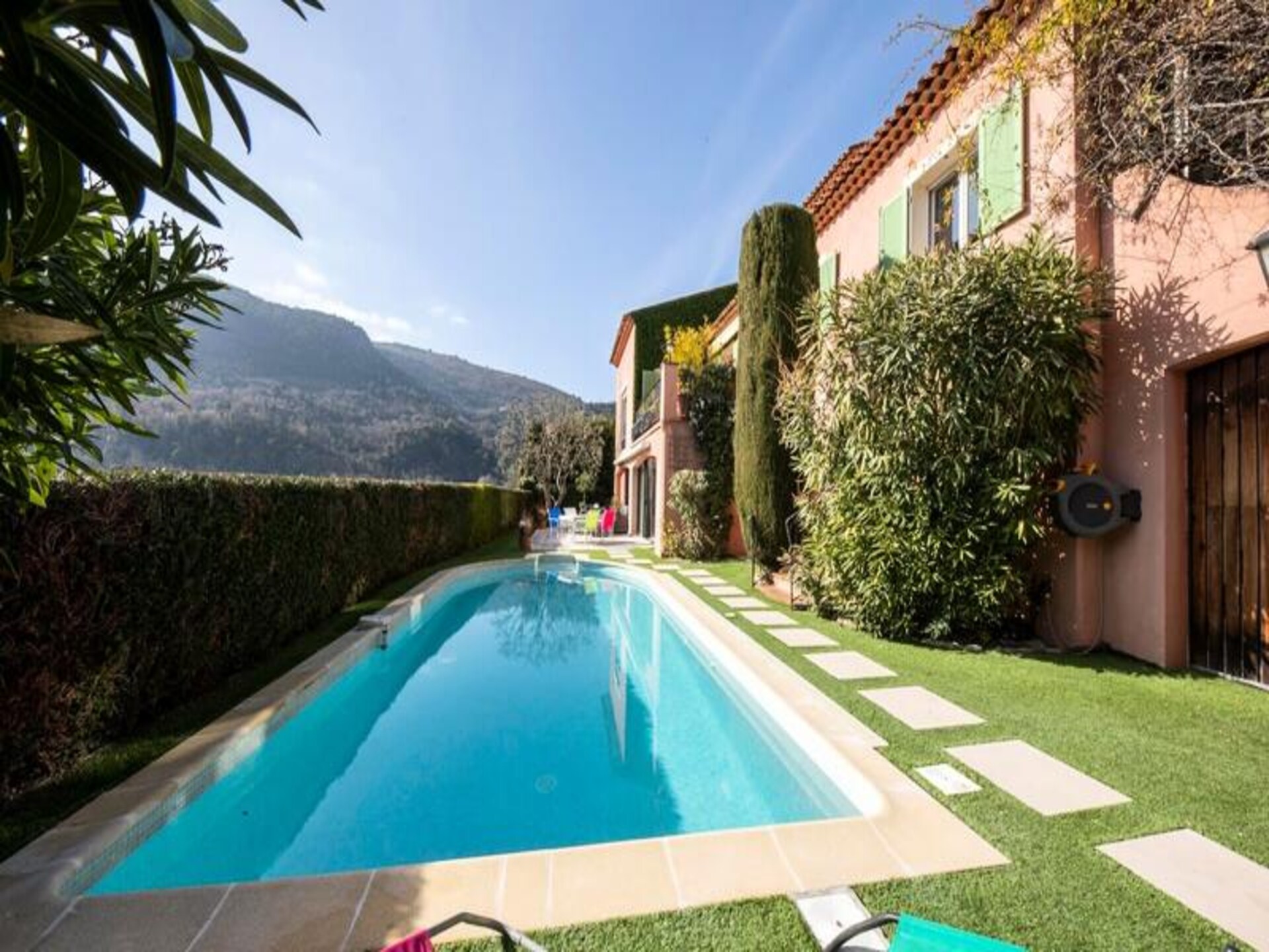 Ruime villa voor 8 met privézwembad en panoramisch uitzicht bij Nice - foto 43