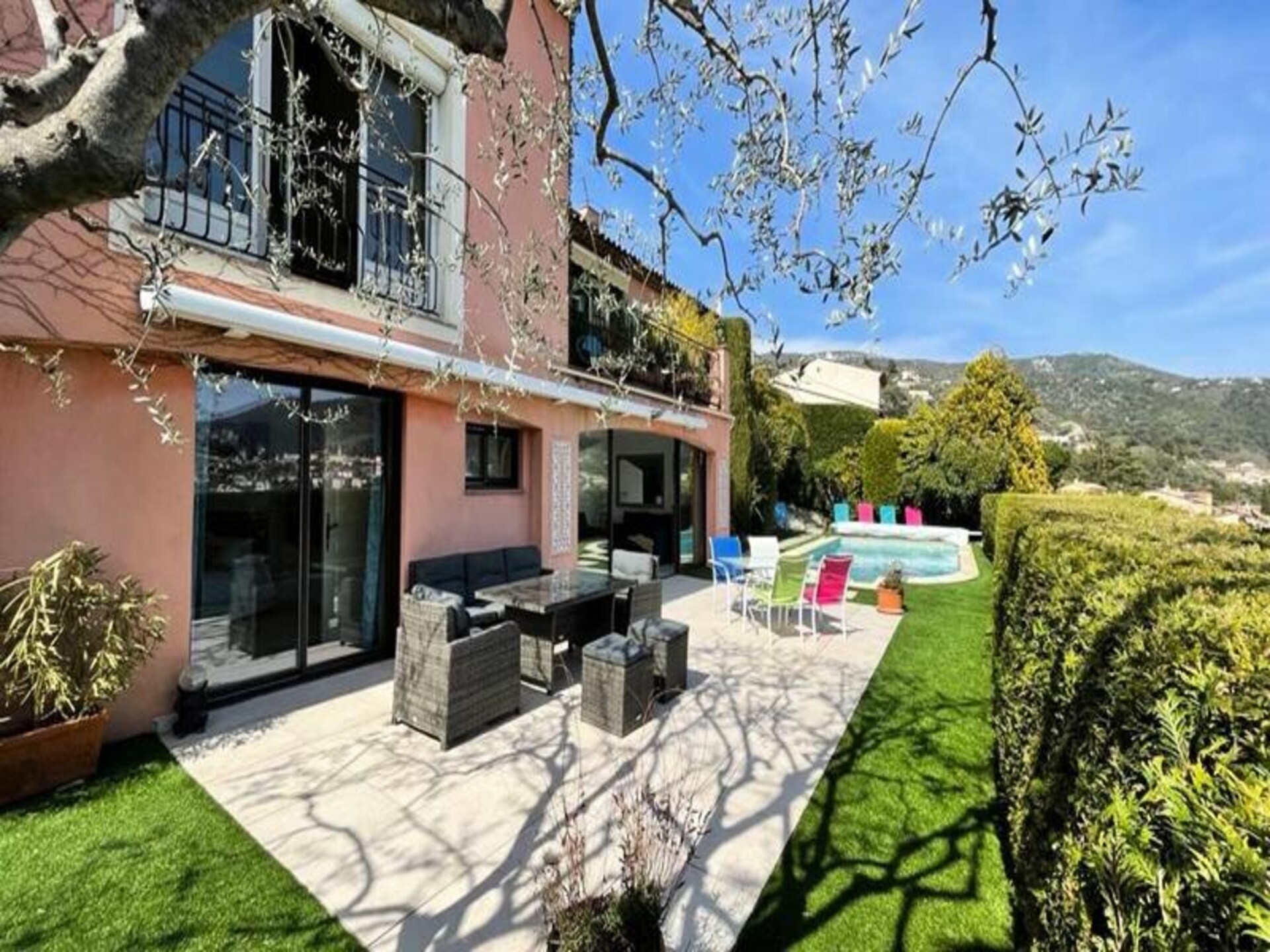 Ruime villa voor 8 met privézwembad en panoramisch uitzicht bij Nice - foto 52