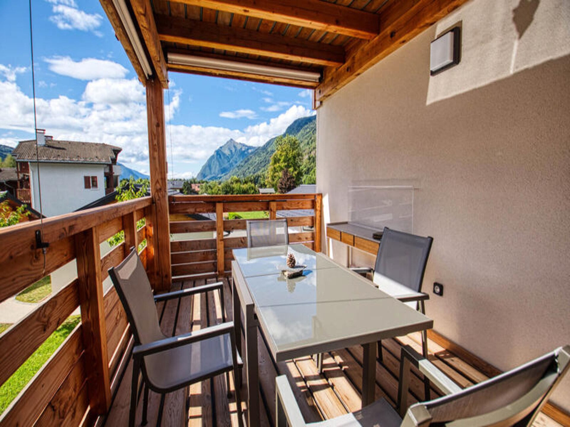 Licht appartement op het zuidwesten met terras, vlakbij Morillon - foto 10