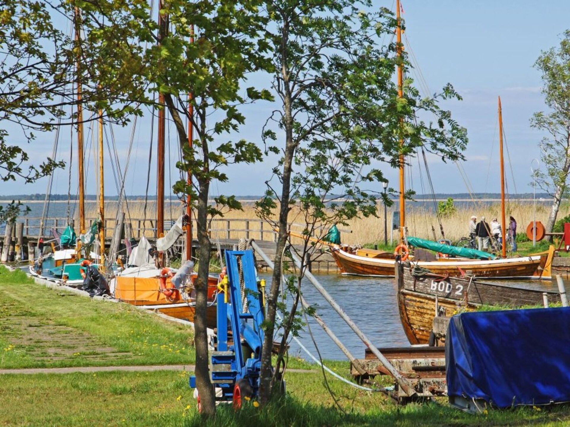 4-persoons woonboot in het centrum van Barth nabij de zee - foto 17