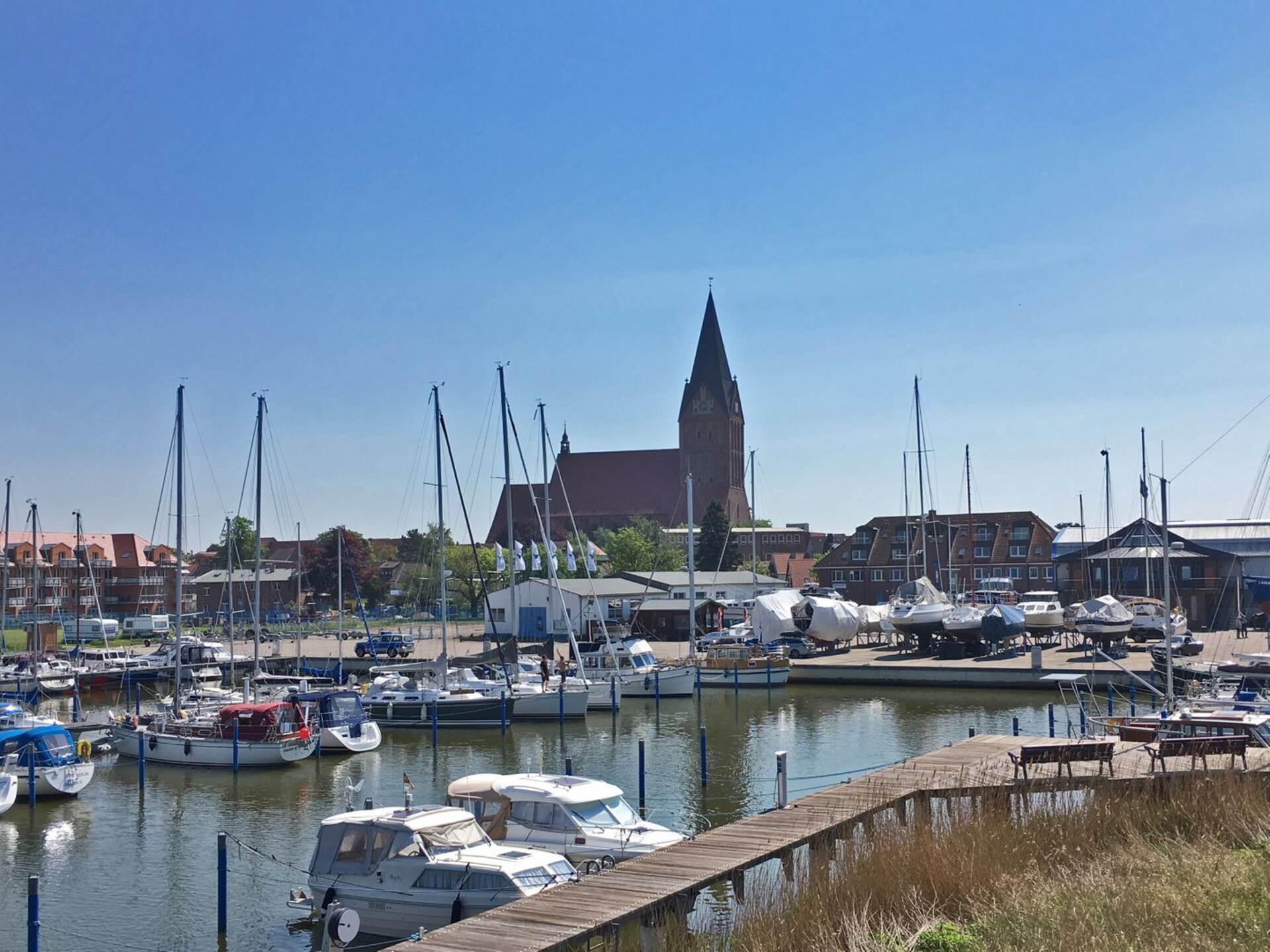 Woonboot aan de lagune bij Barth met dakterras, vlakbij het centrum - foto 16