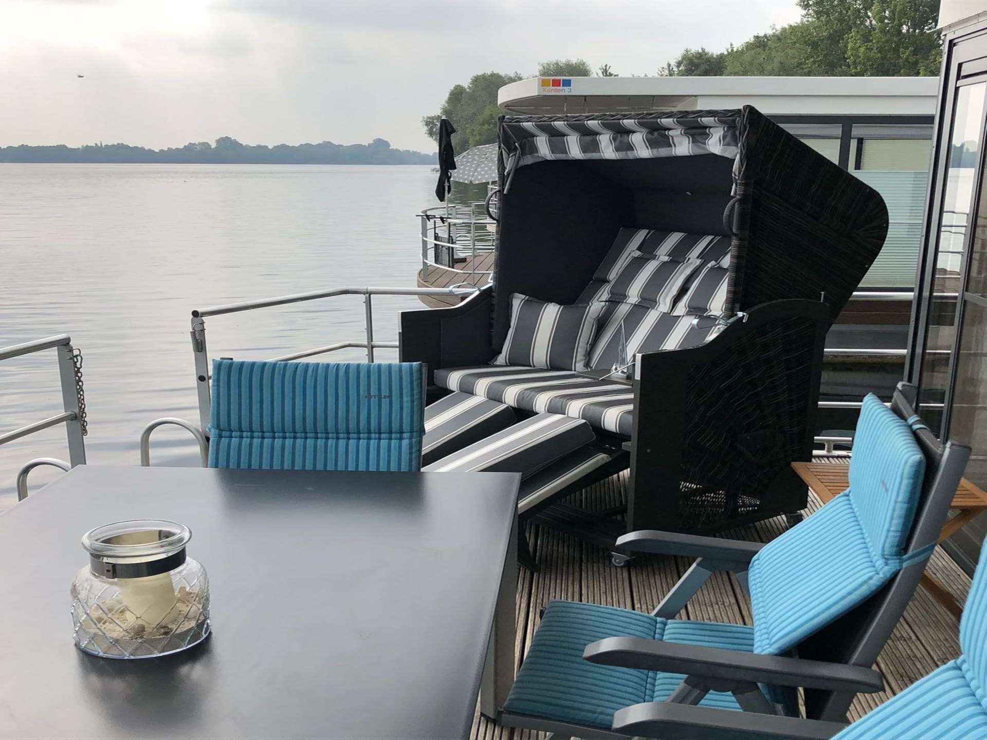 Unieke woonboot voor 2 personen in het merenlandschap van Xanten · 2 slk - foto 3