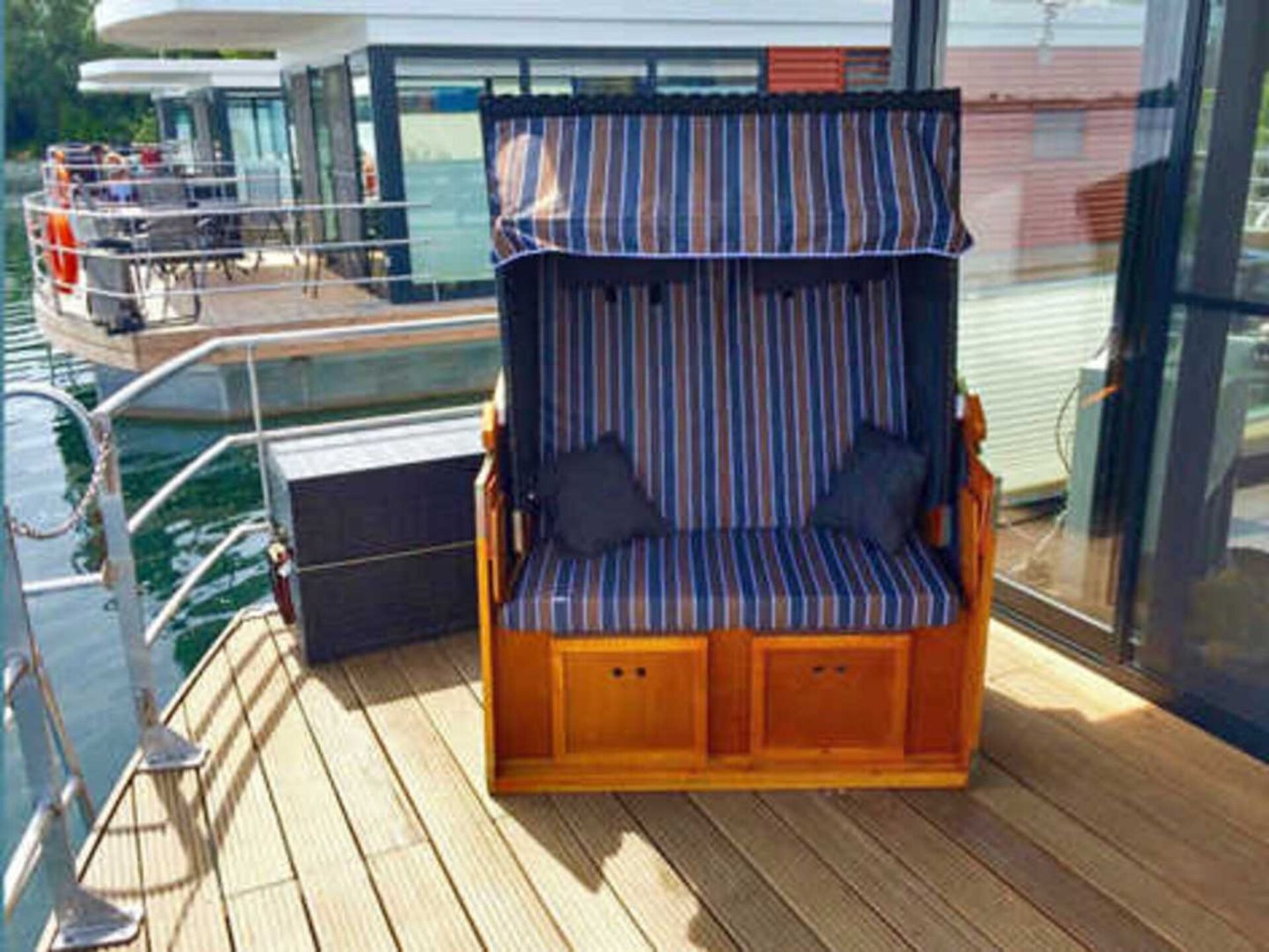 Woonboot voor 2 aan het water bij Xanten met eigen steiger - foto 5