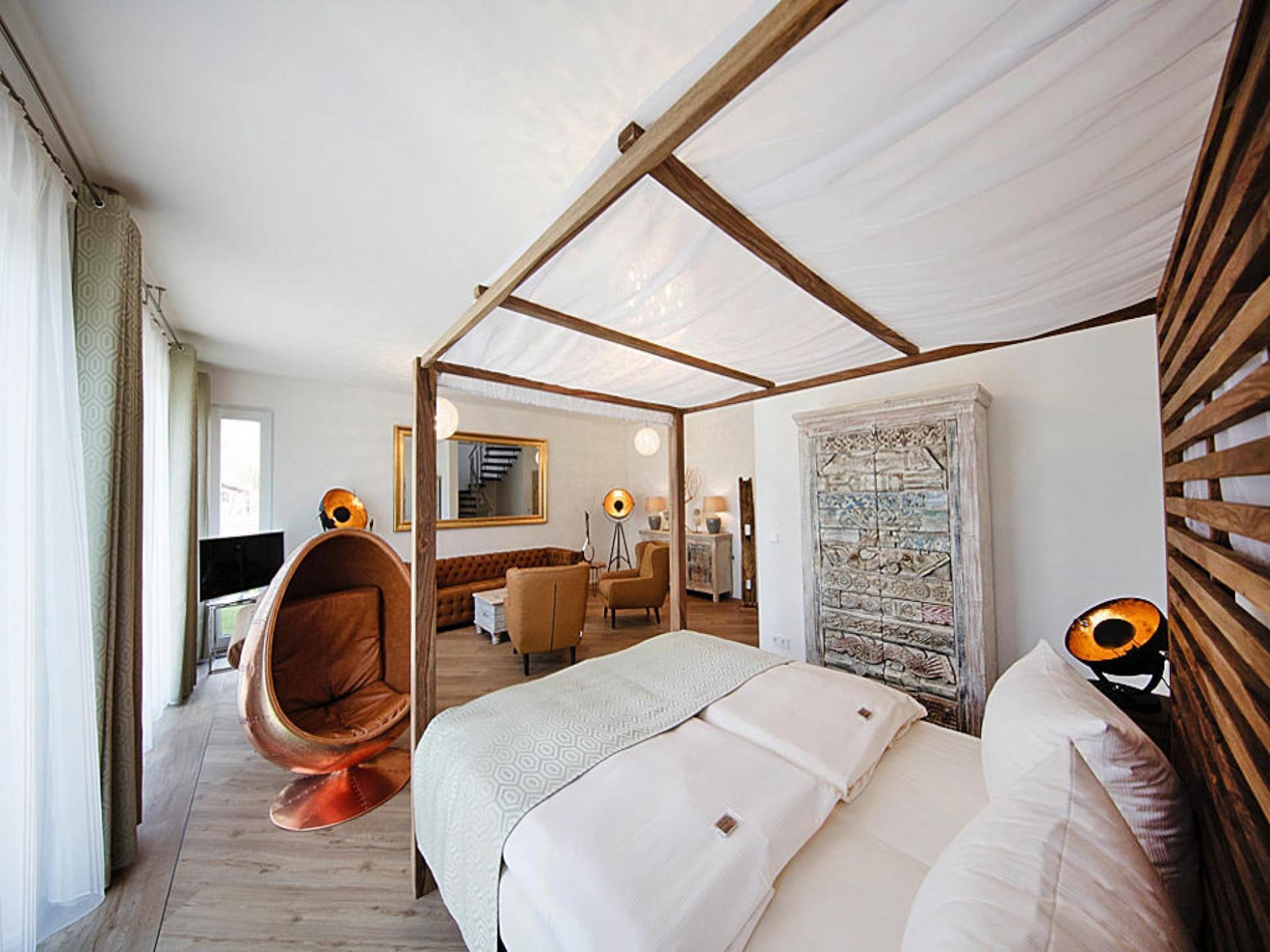 6-persoons luxe appartement op 300m van het meer in Strausberg - foto 12