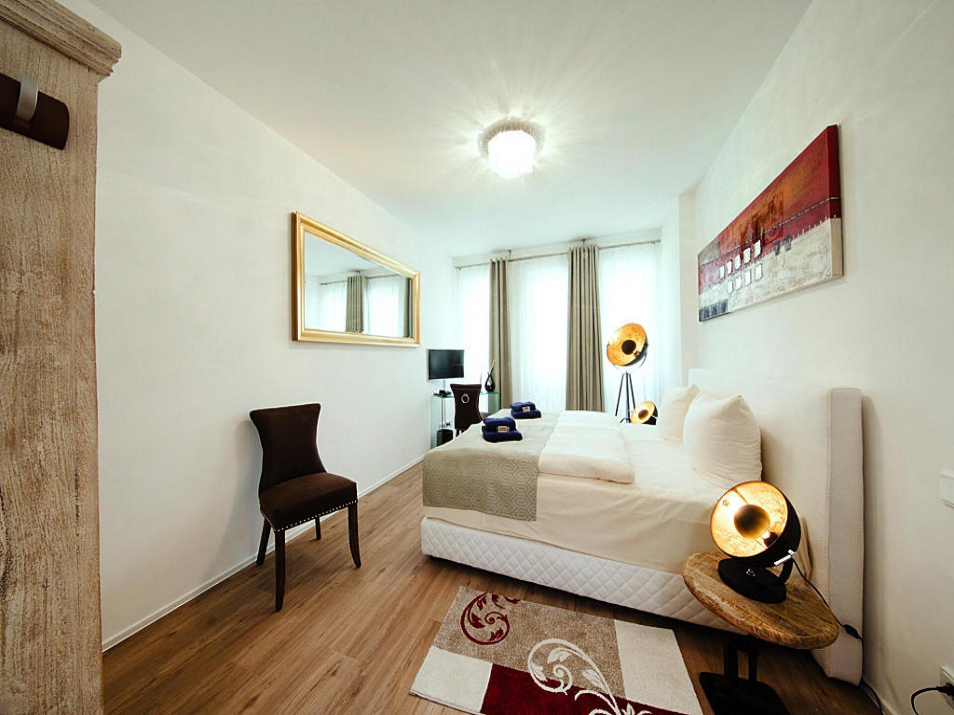 Op 300 m van het meer: Ruim luxe appartement in Strausberg - foto 3