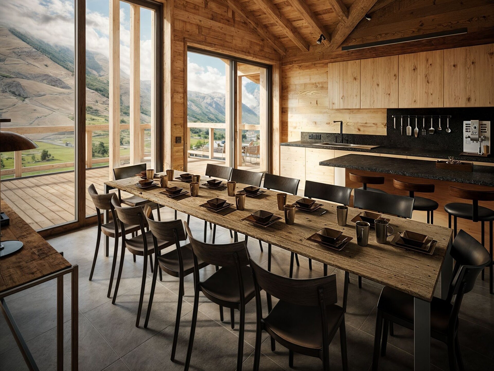 Chalet Le Panda: Ruim vrijstaand chalet voor 14 personen op 300m van de piste - foto 2