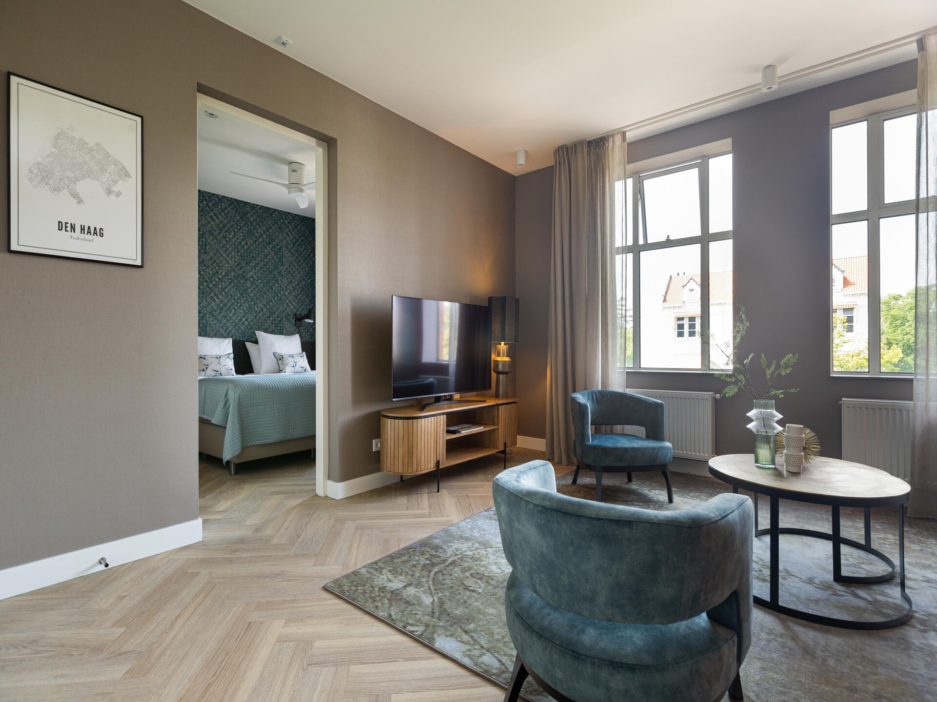 Stijlvol appartement aan de gracht in hartje Den Haag | 4p - foto 21