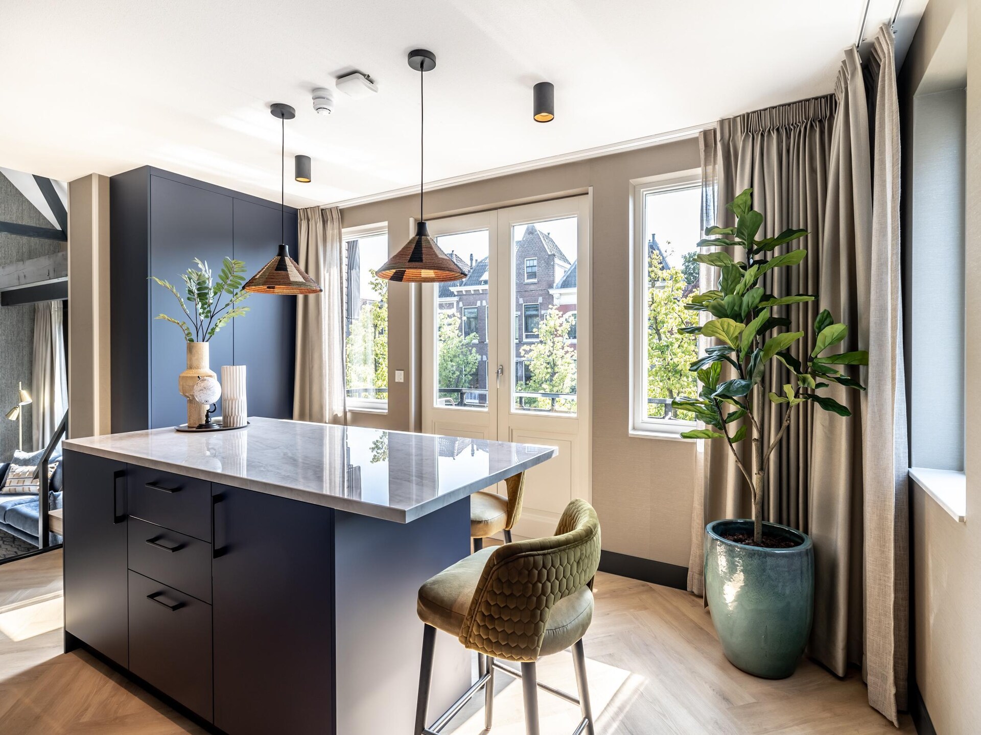 Grachtenappartement Delft: uniek verblijf met uitzicht en airconditioning - foto 16